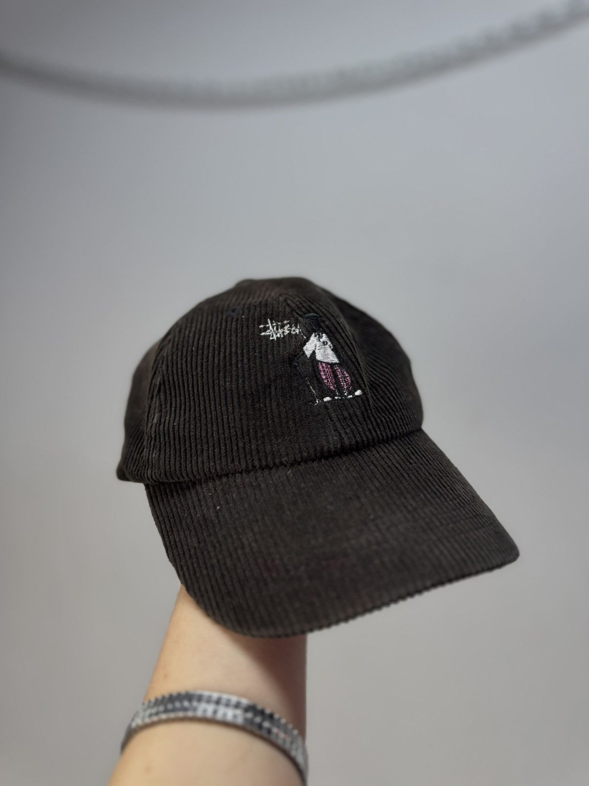 Stussy Vintage Stussy Hat Cap velvet Y2k Streetwear Sk8 luxury Size ONE SIZE - 1 Thumbnail
