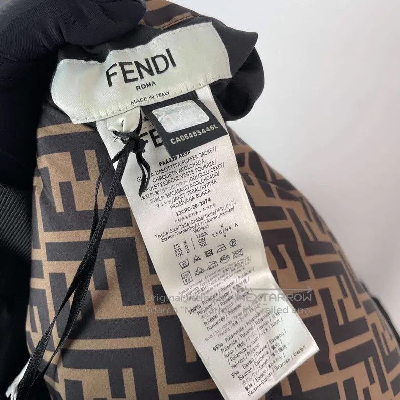 Fendi Fendi Short Down Jacket - Black Size S / US 4 / IT 40 - 5 Thumbnail