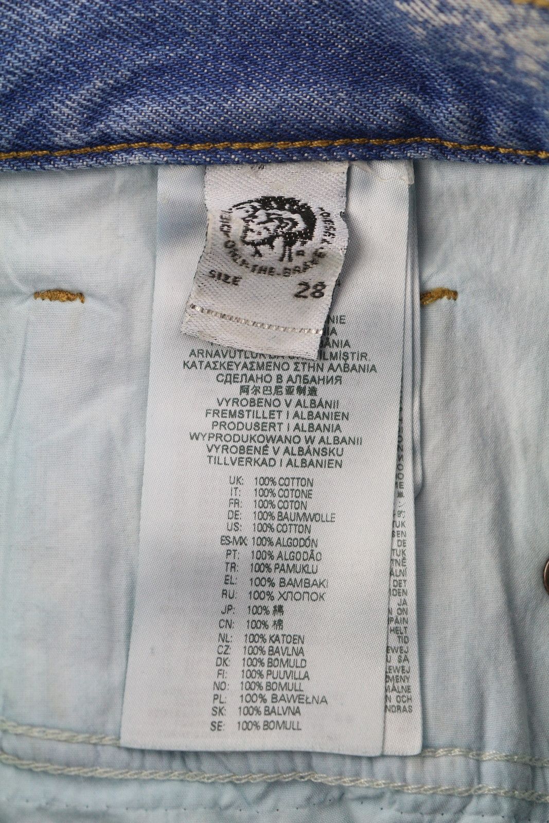 Diesel D-Macs-Short T-SP 0NBAI Men Shorts W28 Denim 41343 Size US 28 / EU 44 - 6 Thumbnail