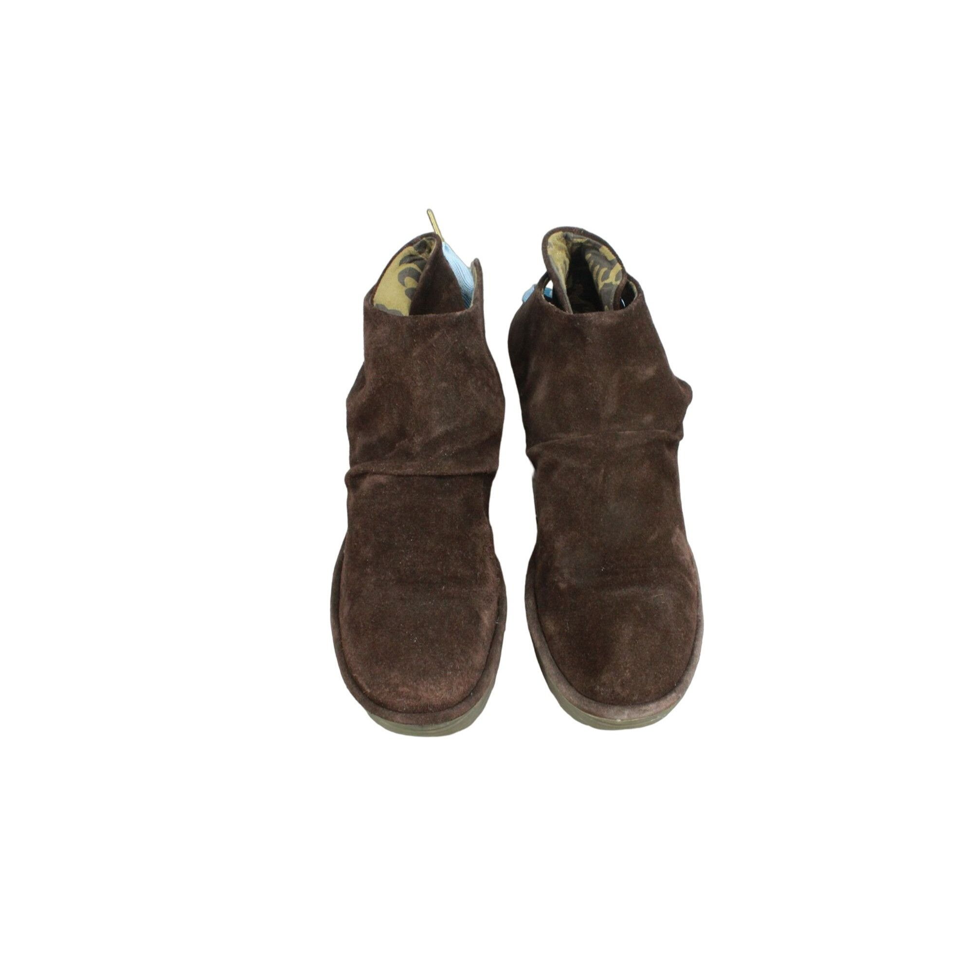 Fly London Fly London Yebi Women's Suede Round Toe Wedge Ankle Boots Size US 10 / IT 40 - 5 Thumbnail