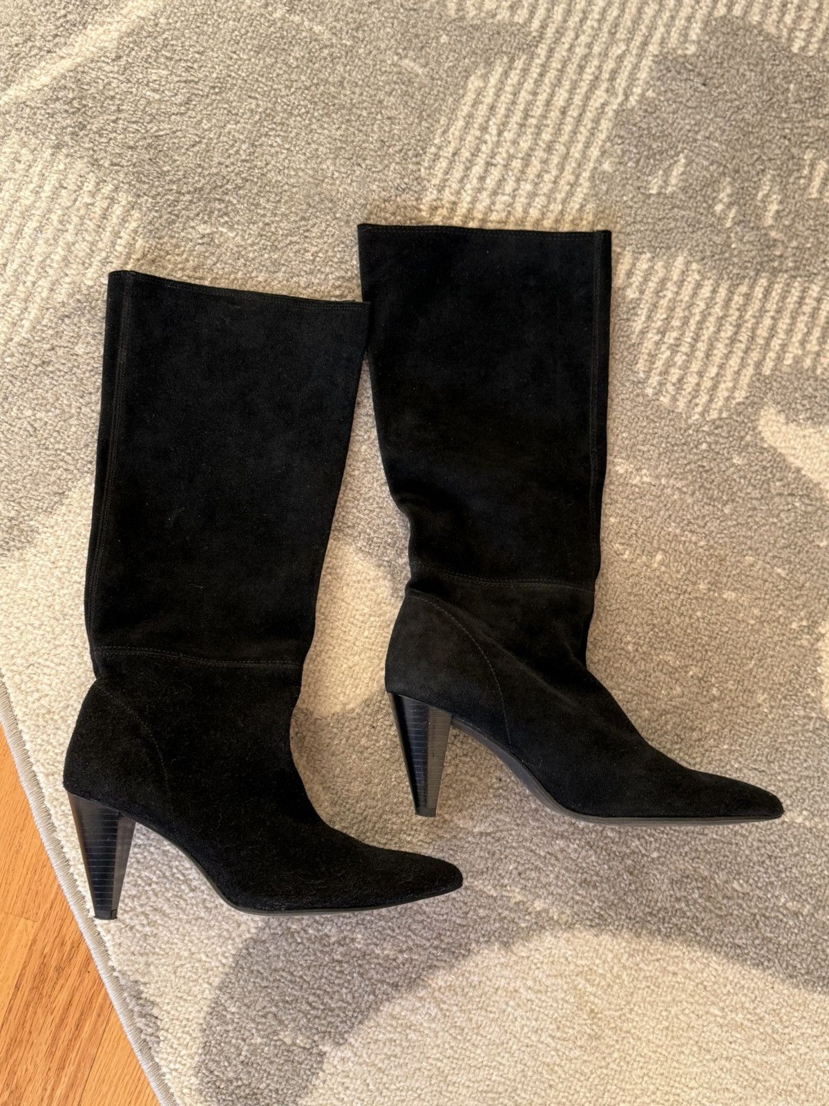 Zara suede boots with heels Zara Size US 9 / IT 39 - 2 Thumbnail