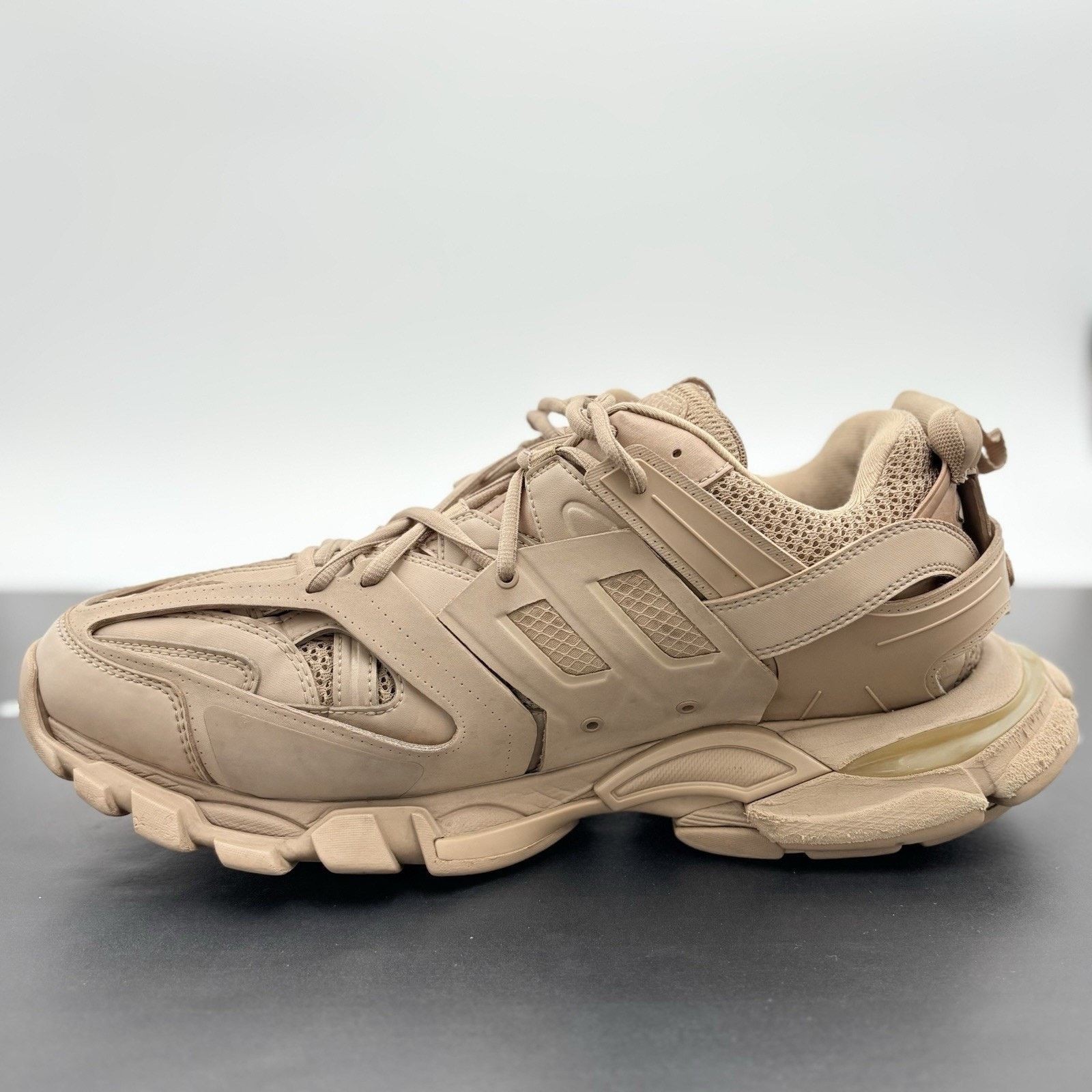 Balenciaga Balenciaga Track Sneaker ' Beige ' | GOOD CONDITION Size US 13 / EU 46 - 4 Thumbnail