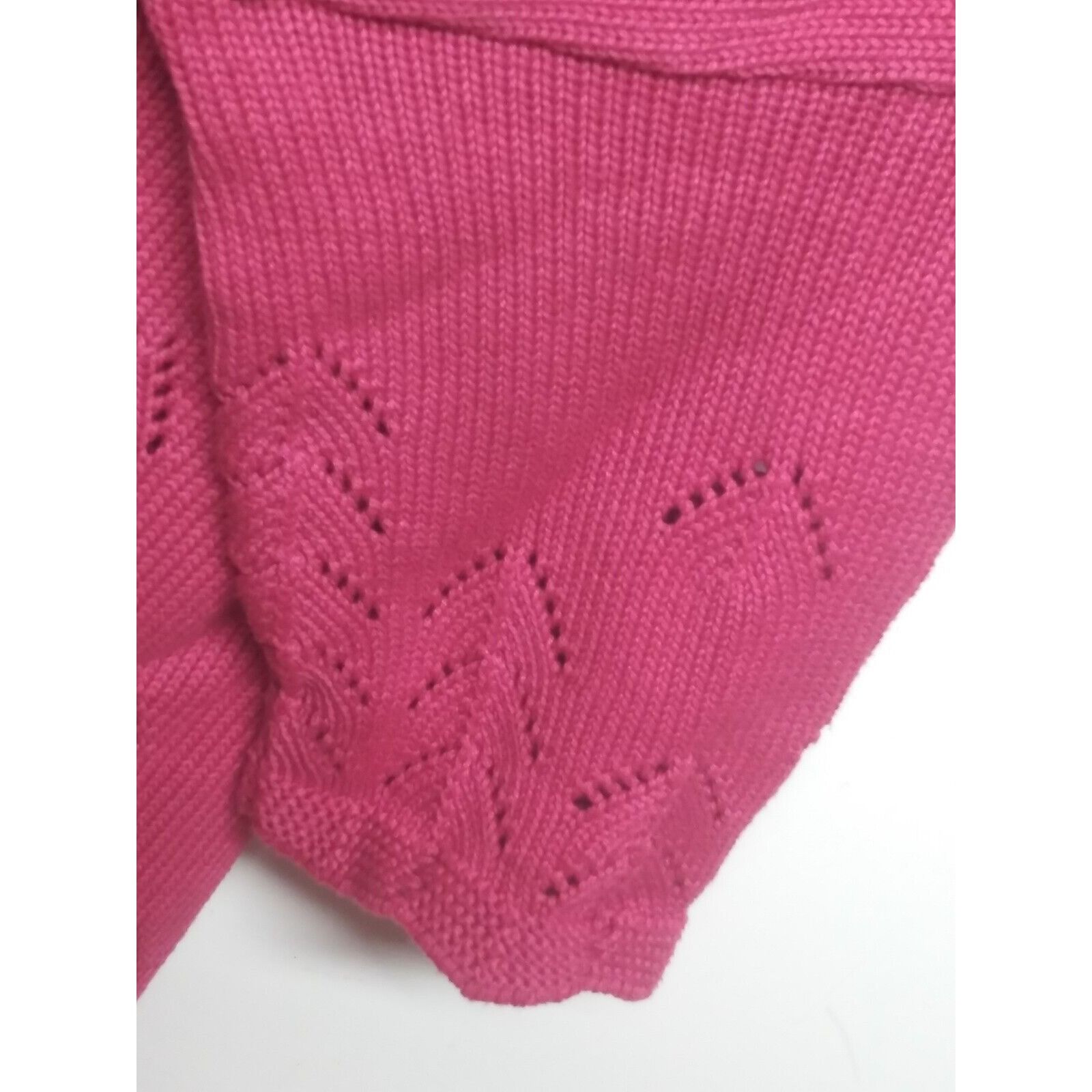 Other VTG 70s Long Sweater Grandma Sz 16 Bright Lights USA Pink fl Size XXL / US 16-18 / IT 52-54 - 7 Thumbnail