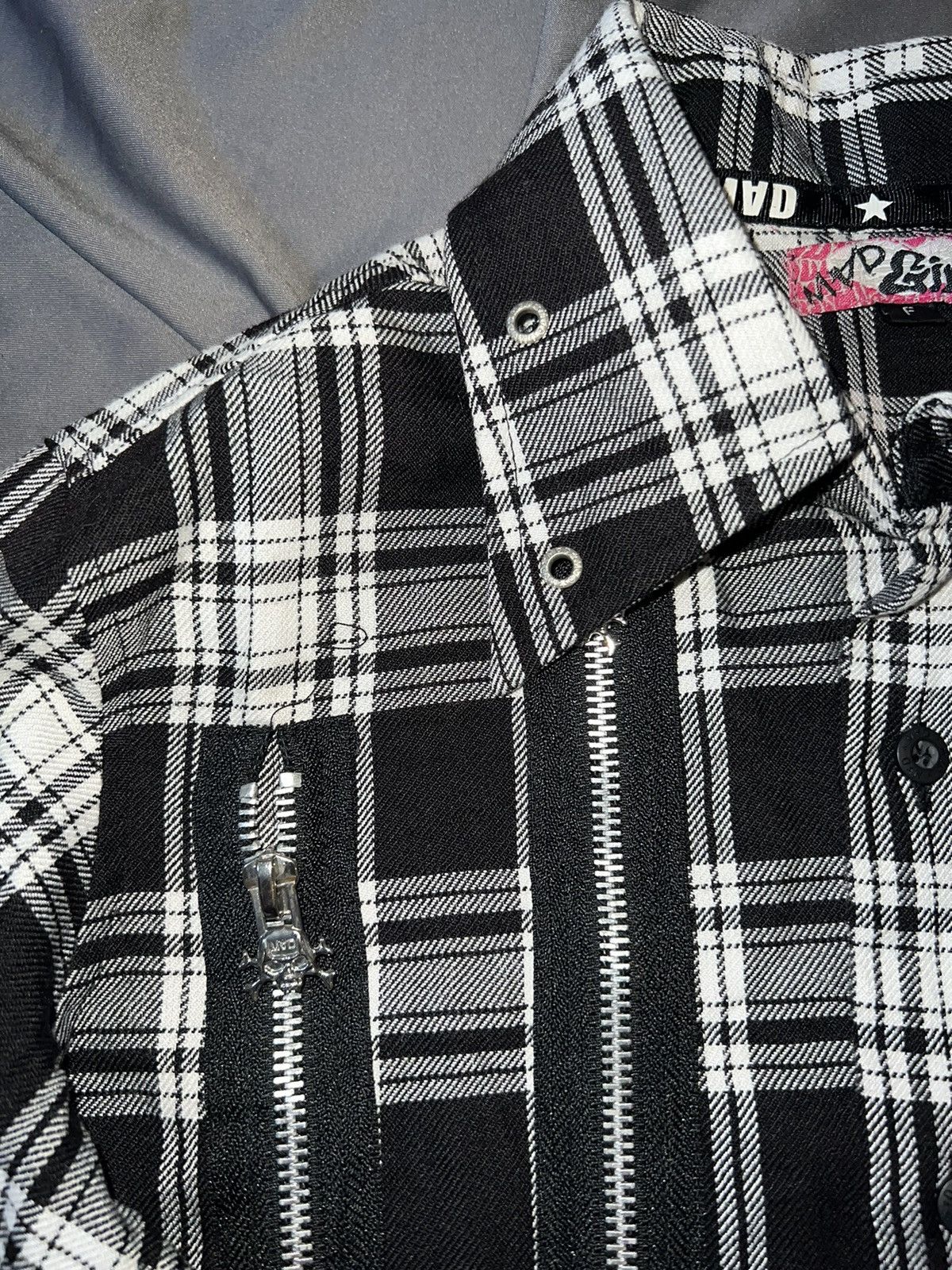Japanese Brand MAD GIRL punk shirt ☠️ Size M / US 6-8 / IT 42-44 - 15 Thumbnail