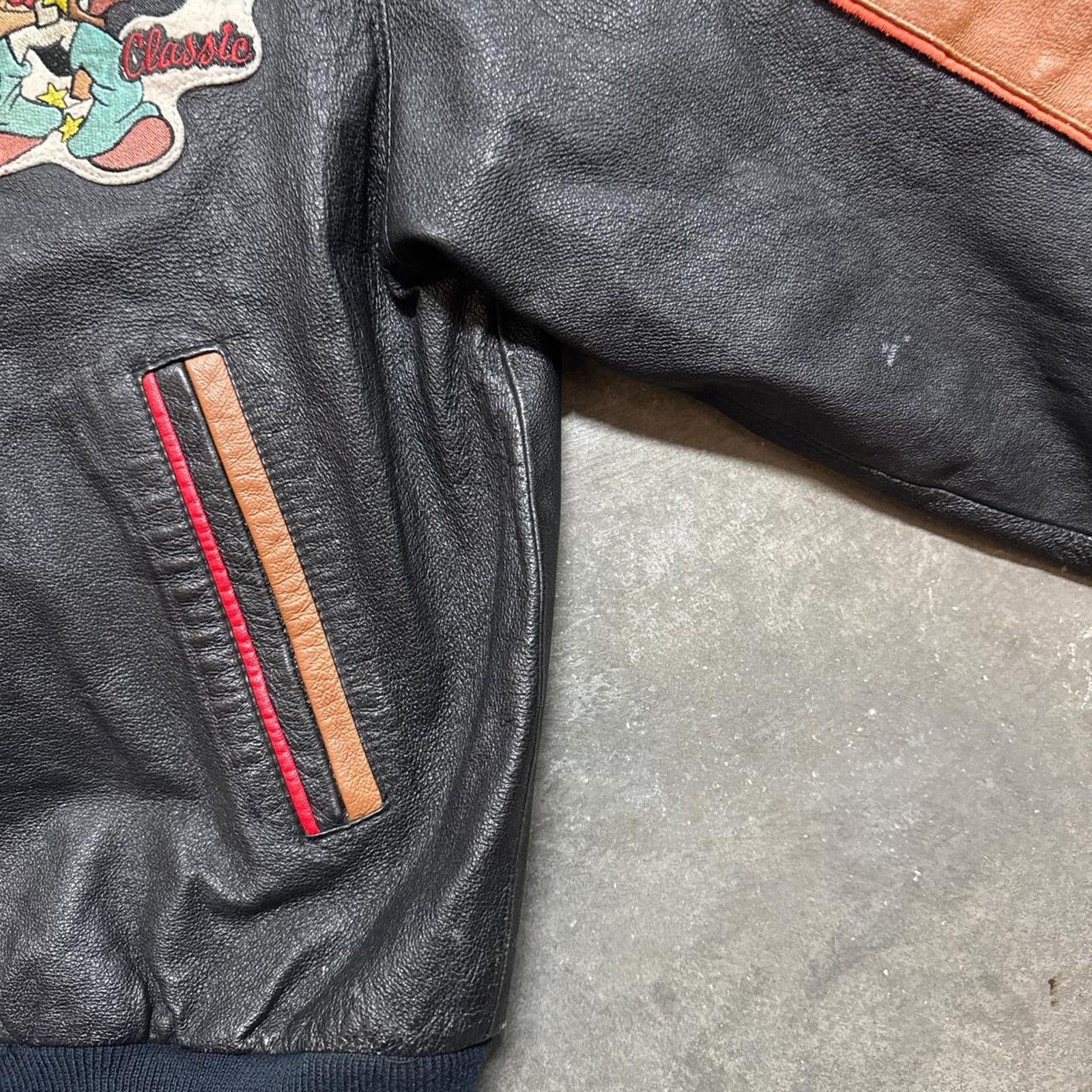 Japanese Brand × Vintage Vintage 90s 80s Felix The Cat Cowboy Classic Leather Jacket Size US M / EU 48-50 / 2 - 6 Thumbnail