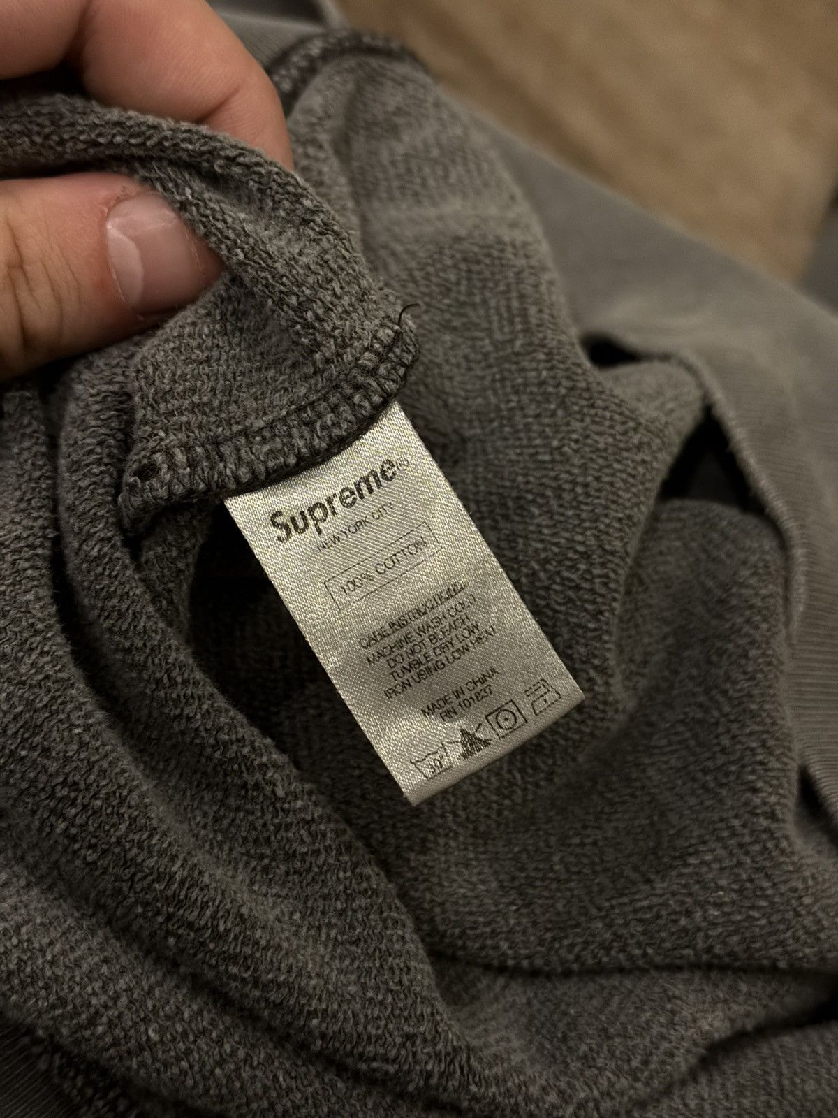 Supreme Overdyed Hoodie with Hood Logo ss16 Size US L / EU 52-54 / 3 - 8 Thumbnail