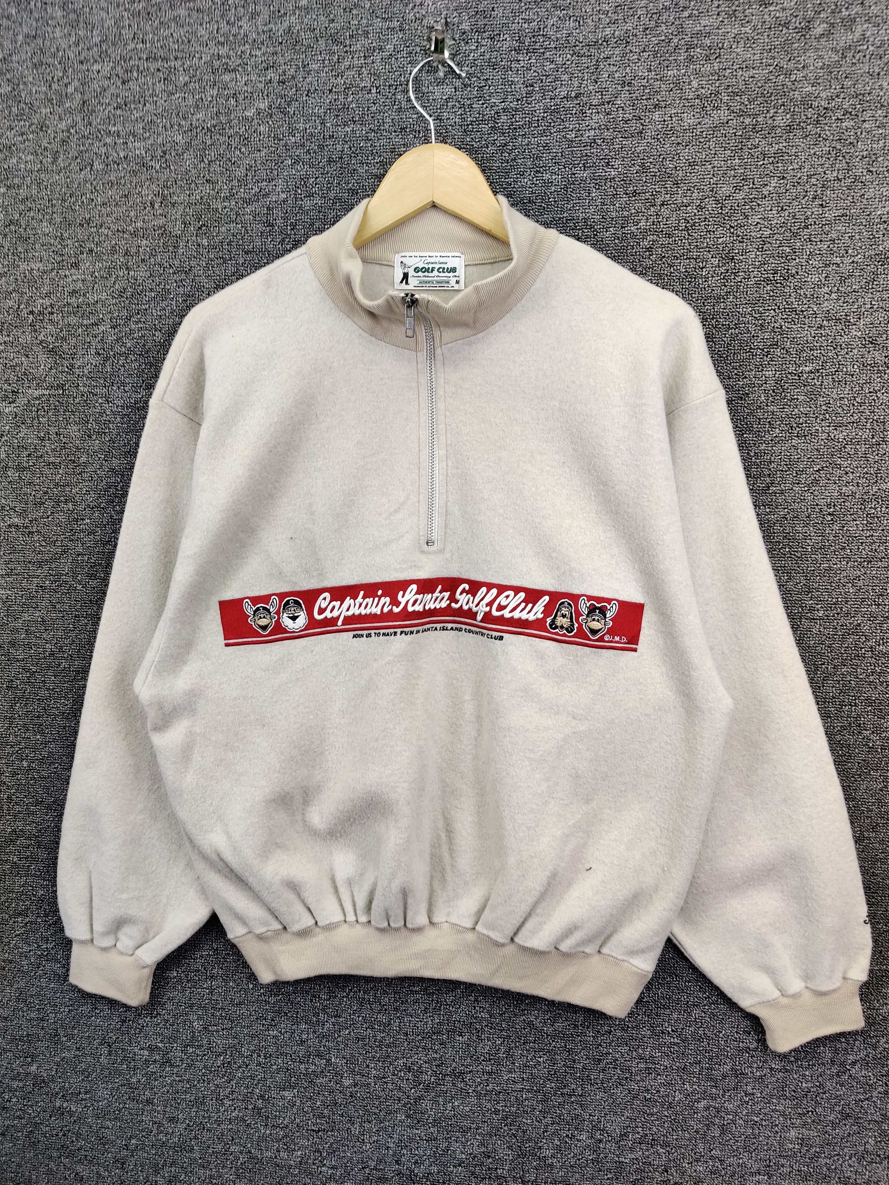 Captain Santors Vintage Captain Santa Golf Club Half Zip Sweatshirt Size US M / EU 48-50 / 2 - 2 Thumbnail