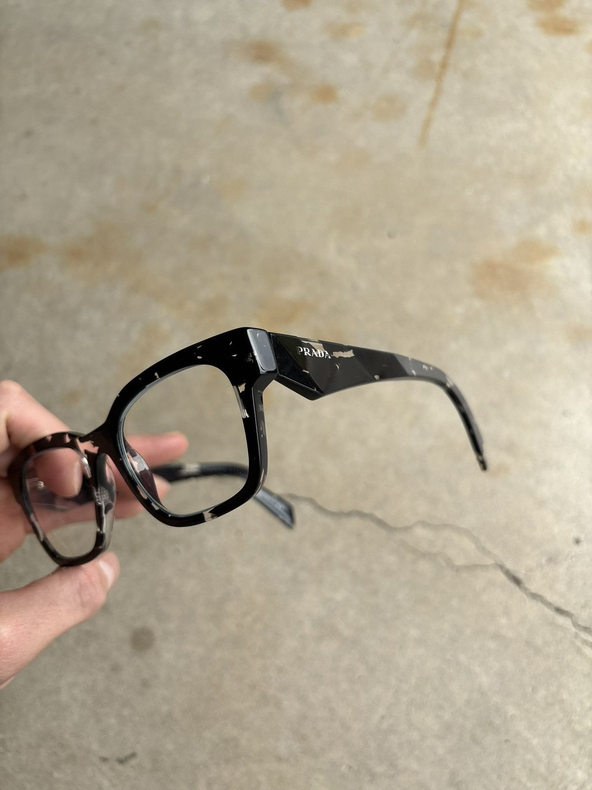 Prada Prada 150-101 Two Tone Prescription Glasses Size ONE SIZE - 4 Thumbnail