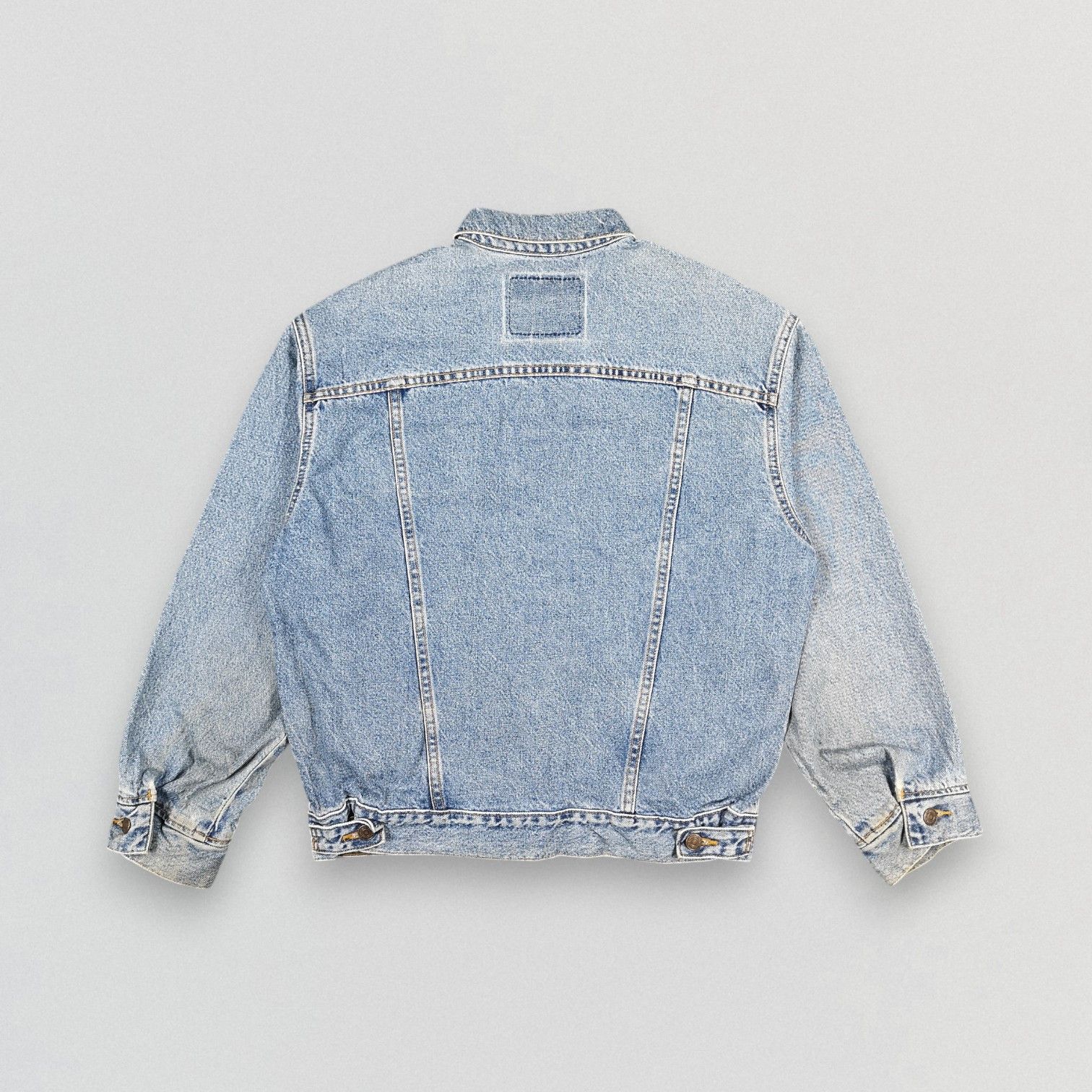 Levi's Stone Wash Vintage 90s Levis Denim Trucker Jacket Size US M / EU 48-50 / 2 - 3 Thumbnail