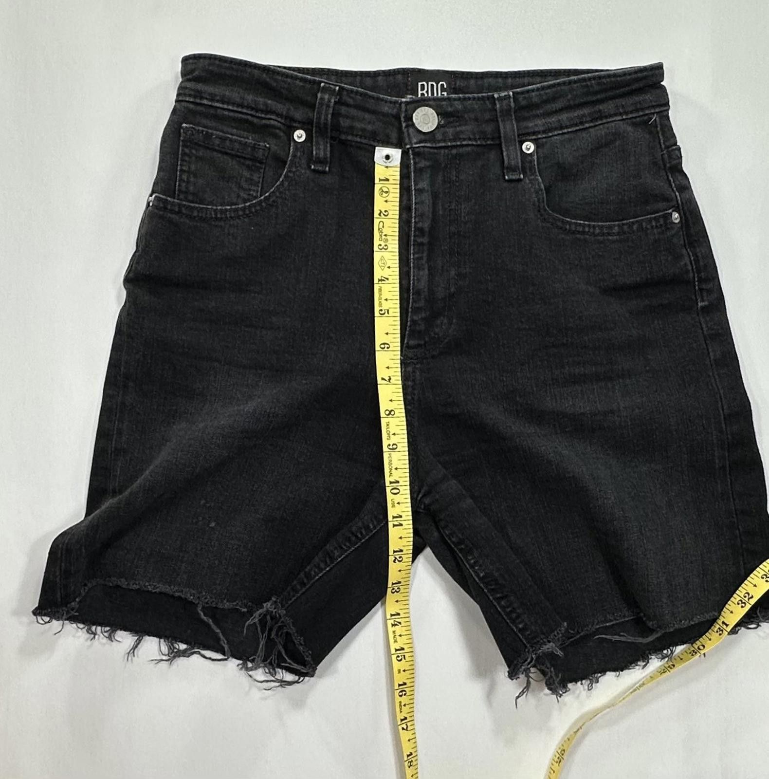 Bdg Urban Outfitters BDG Cutoff Denim Jean Shorts Black Women 29 Size 29" - 4 Thumbnail