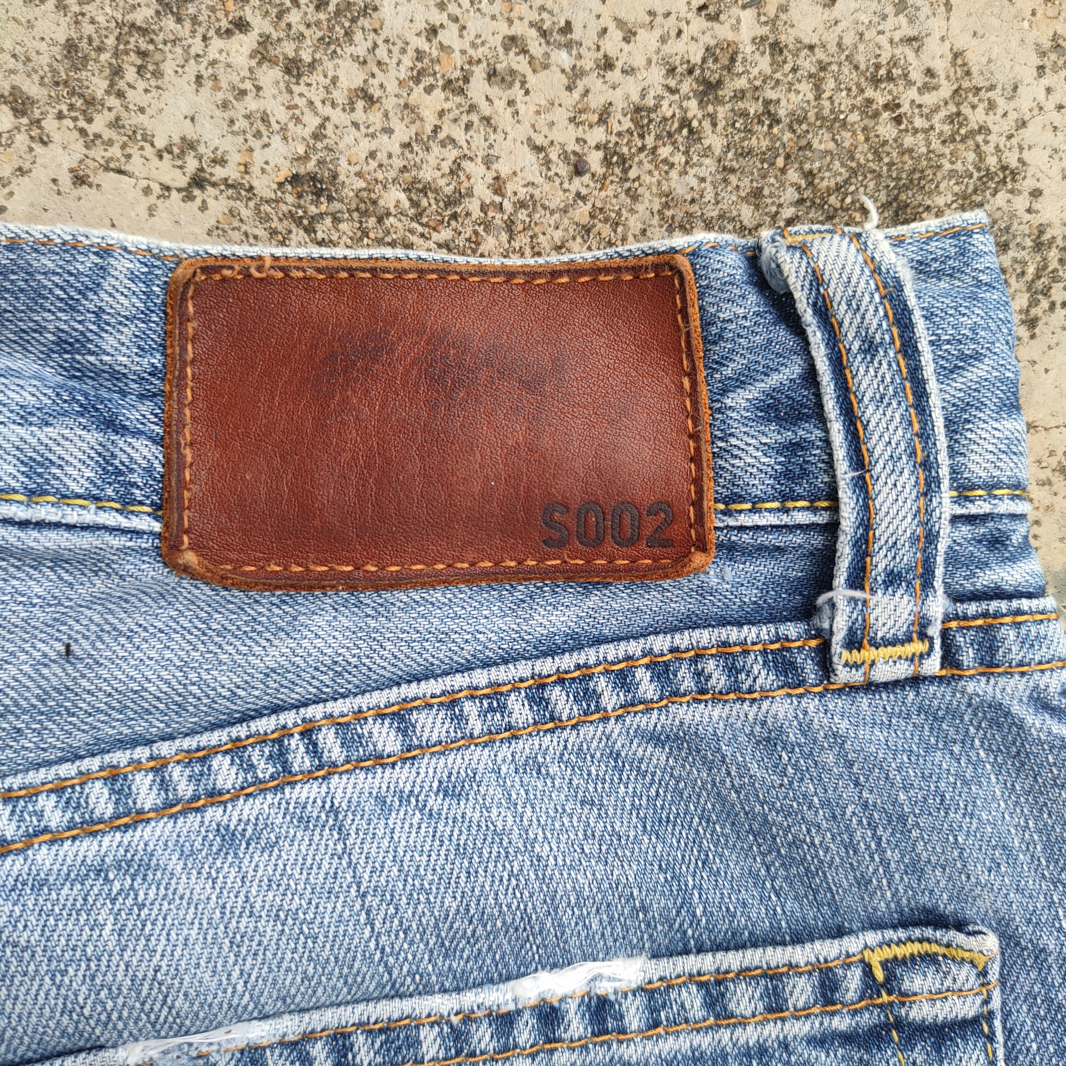 Japanese Brand × Jean × Vintage VINTAGE JAPANESE FADED BLUE DENIM JEANS PANTS Size US 30 / EU 46 - 11 Thumbnail