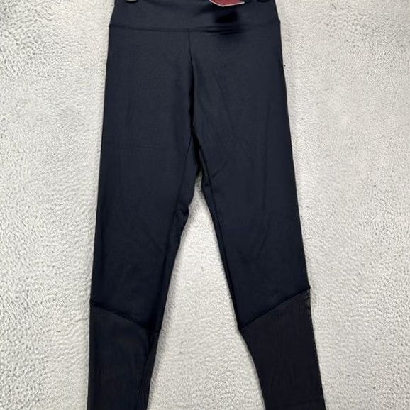Vintage Tommy John Womens Legging Pants Large Black Compression Workout Stretch Fitted Size 36" / US 14 / IT 50 - 2 Thumbnail