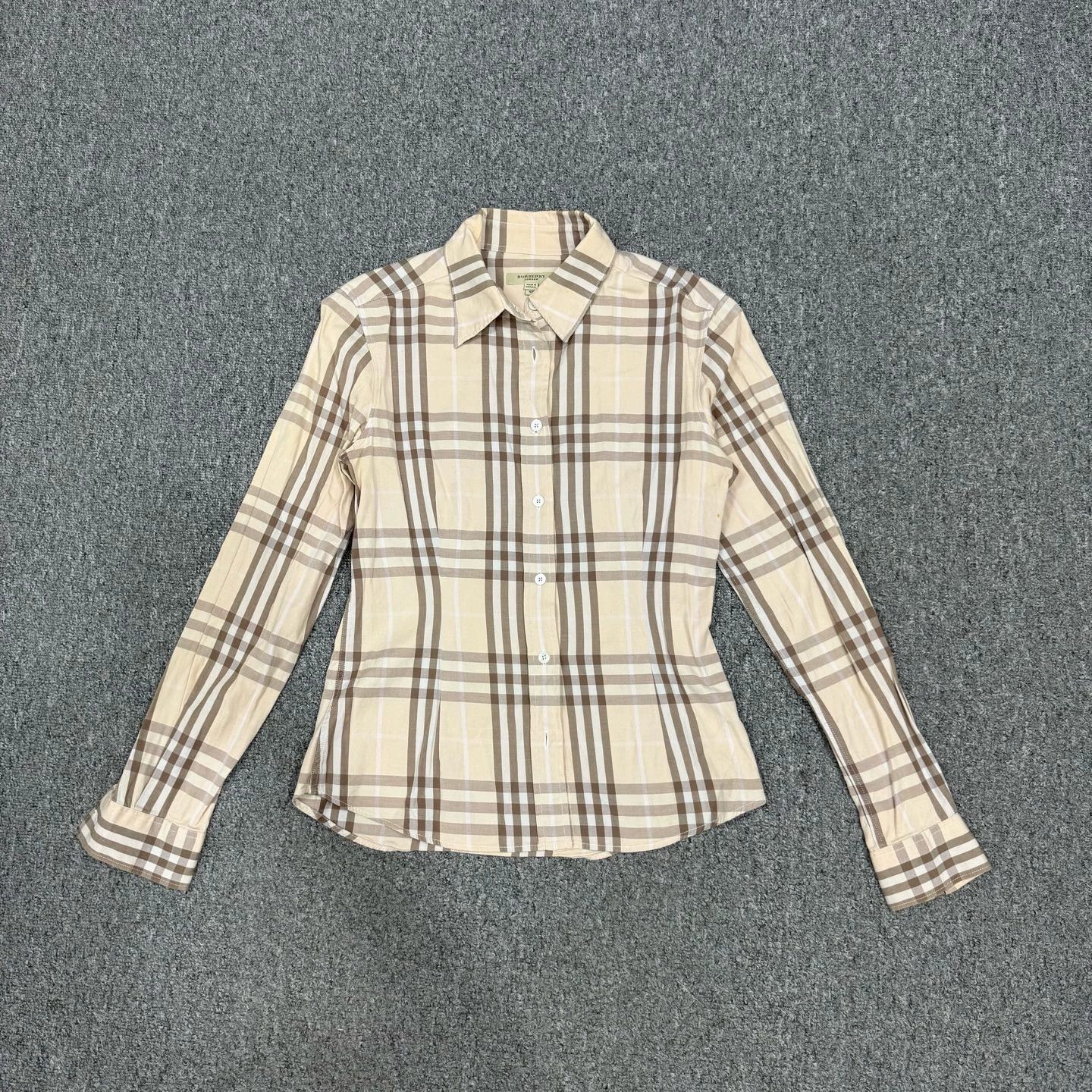 Burberry Burberry Plaid Long Sleeve Shirt XS - dmc Size US XS / EU 42 / 0 - 1 Thumbnail