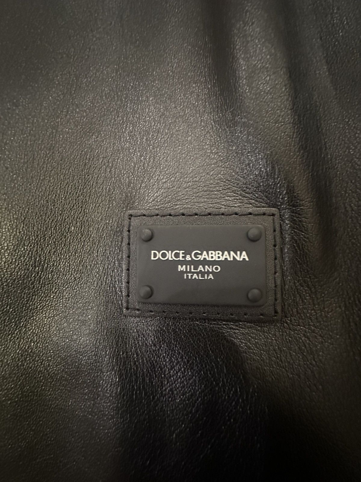 Dolce & Gabbana Dolce Gabbana leather bomber Size US M / EU 48-50 / 2 - 3 Thumbnail