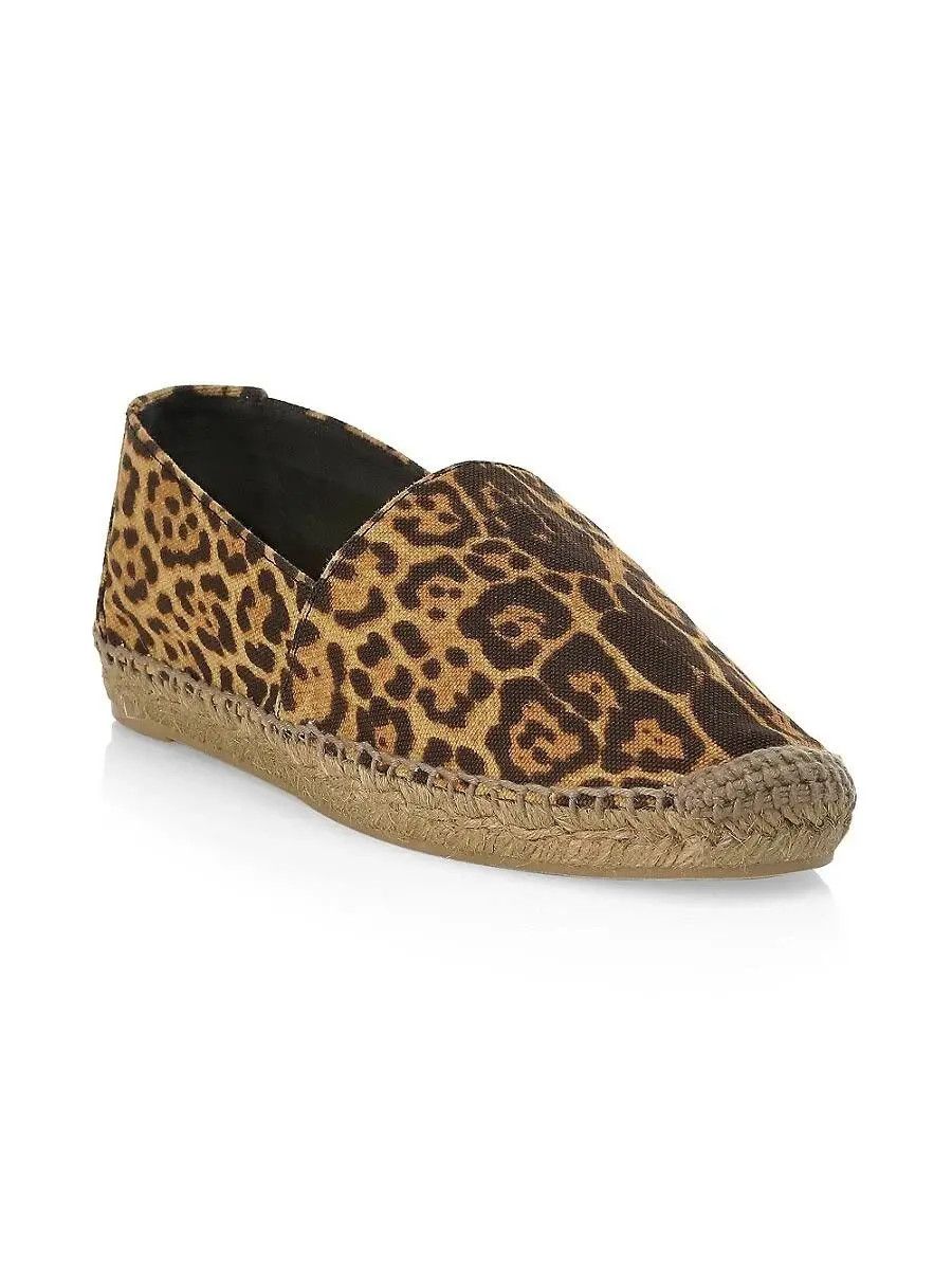 Saint Laurent Paris o1s1wg110724 Cassandre Embroidered Espadrilles Print Size US 6.5 / EU 39-40 - 5 Thumbnail