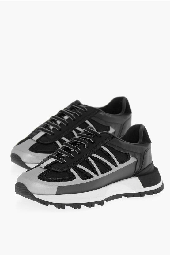 ★Maison Margiela★MM22 Lace-up Sneakers with Fringed Detail Maison Margiela MM22 Lace-up Sneakers with Fringed Detail As