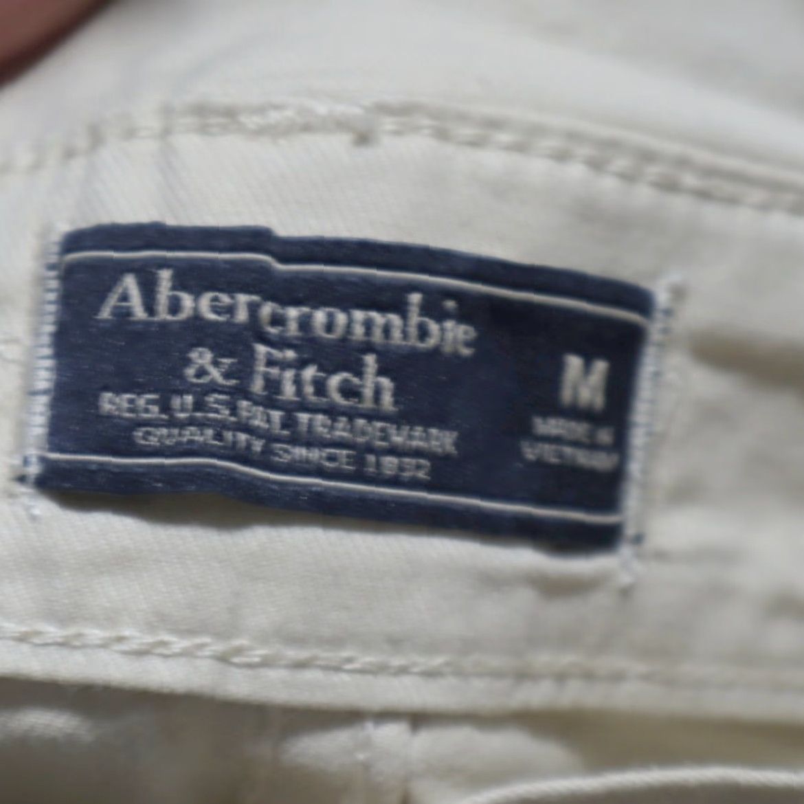 Abercrombie & Fitch Abercrombie & Fitch Stretch High Rise Chino Shorts Beige Women's M Size 32" / US 10 / IT 46 - 5 Thumbnail