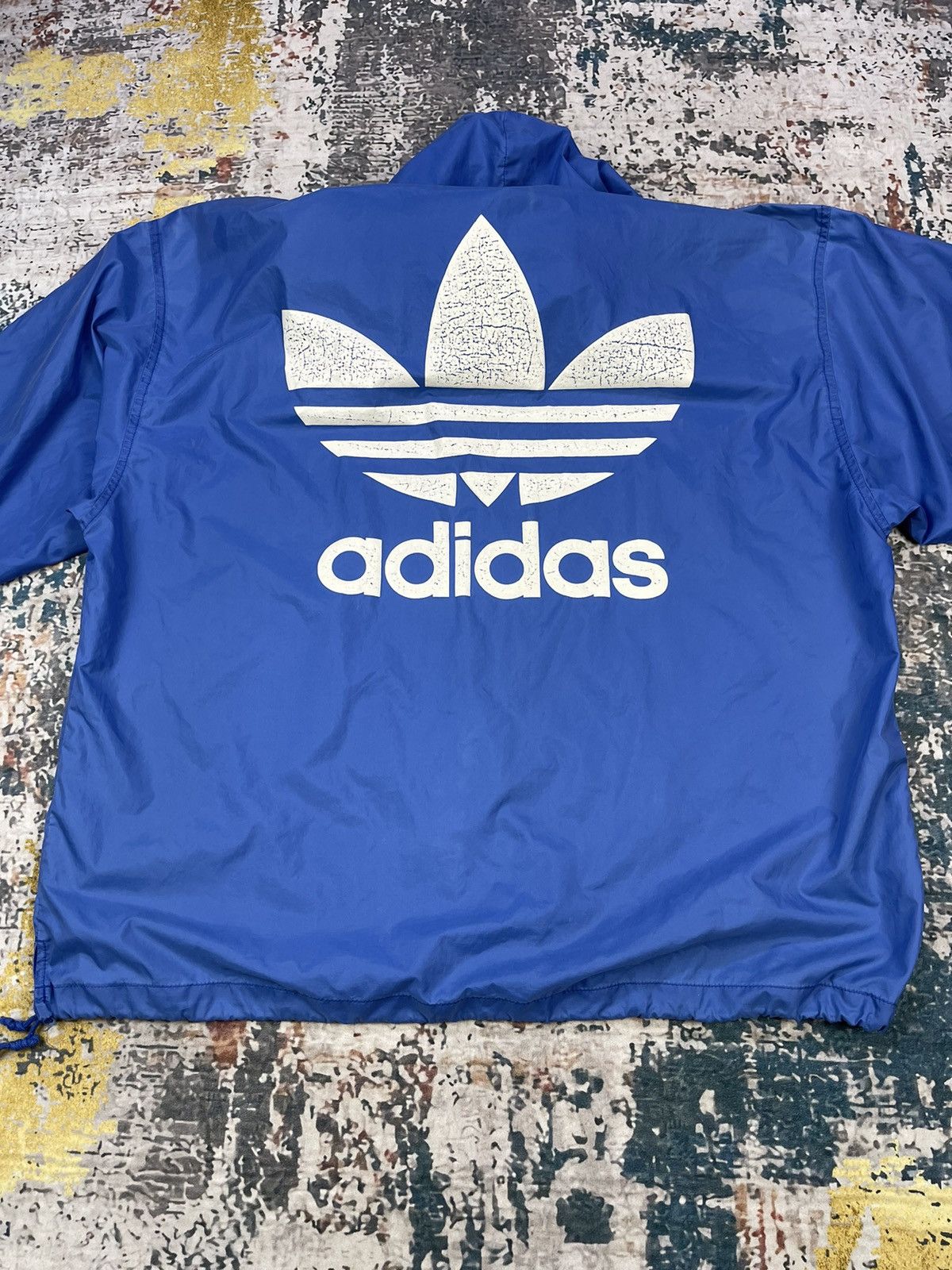 Adidas Vintage Adidas Trefoil Lightweight Coach Jackets Size US L / EU 52-54 / 3 - 2 Thumbnail