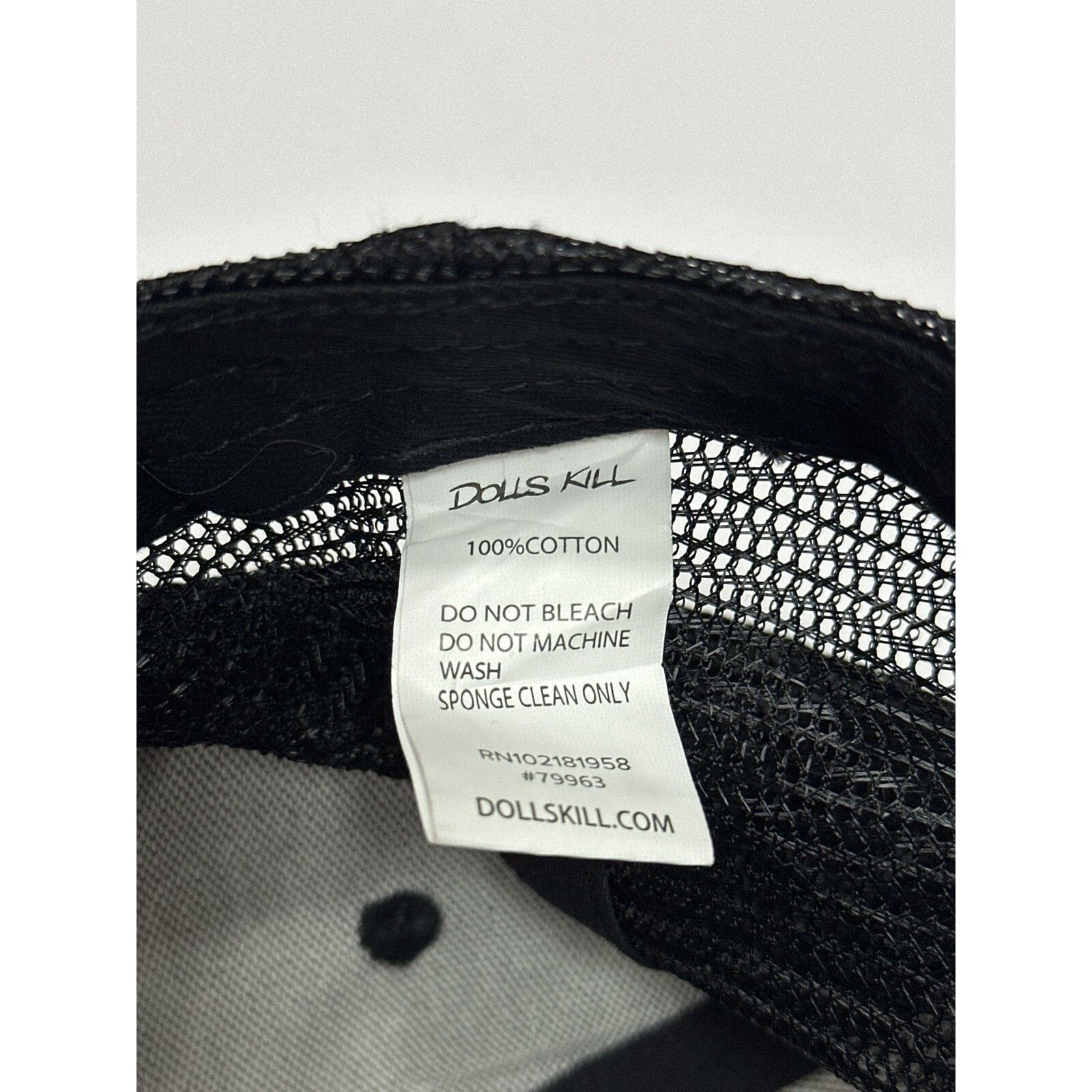 Dolls Kill Dolls Kill Anarchy Punk Tribal Style Logo Men’s Trucker Hat Size ONE SIZE - 4 Thumbnail
