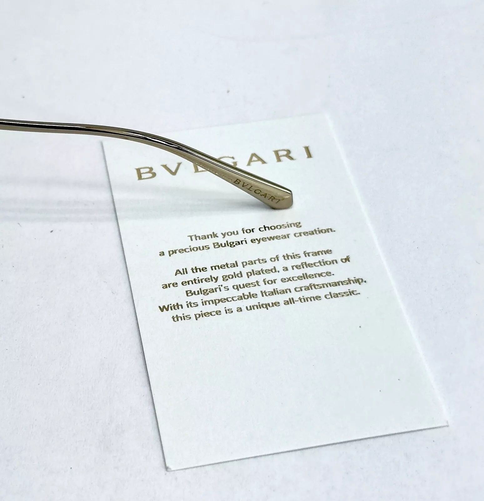 Bvlgari BVLGARI Le Gemme 6186 Brown Pale Gold Plated Round BV6186K Size ONE SIZE - 9 Thumbnail