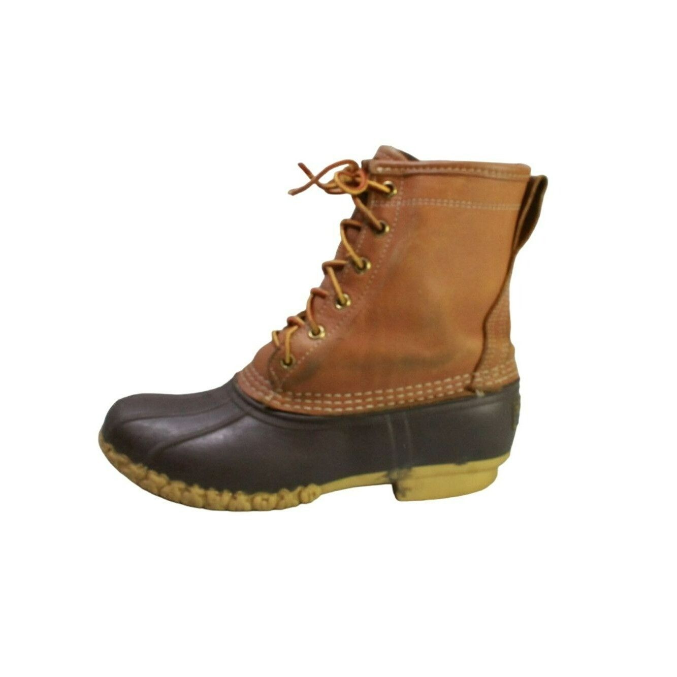 LL Bean Brown Leather Gore-Tex Insulated Ankle Duck Boots