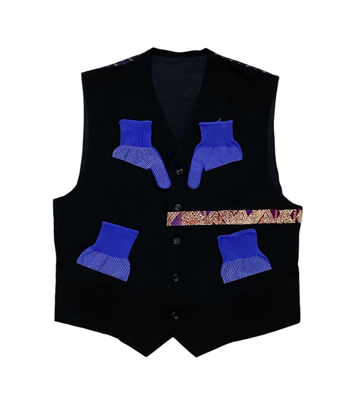 Comme des Garcons Homme Plus Comme Des Garçons Homme Plus AD1991 Wool Outer Shell Vests Size US M / EU 48-50 / 2 - 2 Thumbnail