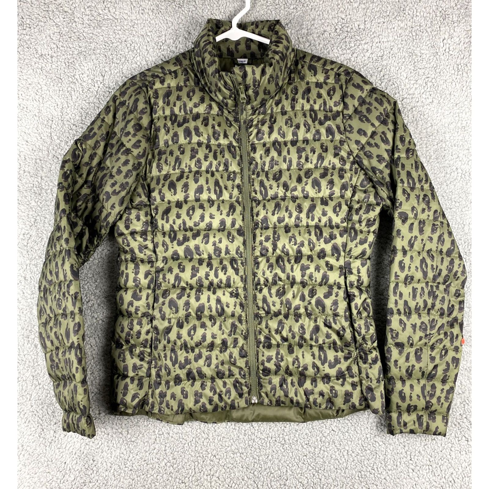 Old Navy VINTAGE Old Navy Puffer Jacket Women’s S Green Camouflage Tiger Lightweight 32-24 Size S / US 4 / IT 40 - 2 Thumbnail