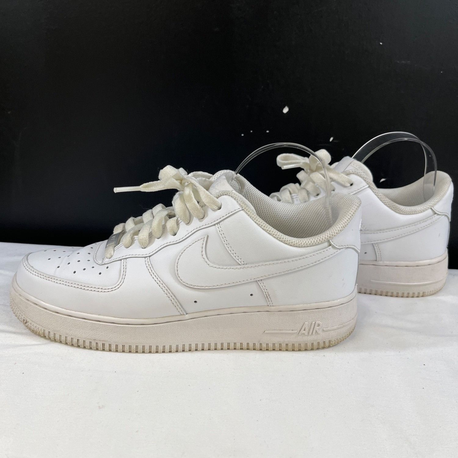 Nike Nike Air Force 1 Mens White Low Top Sneakers Size 9 SKU 6588 Size US 9 / EU 42 - 5 Thumbnail