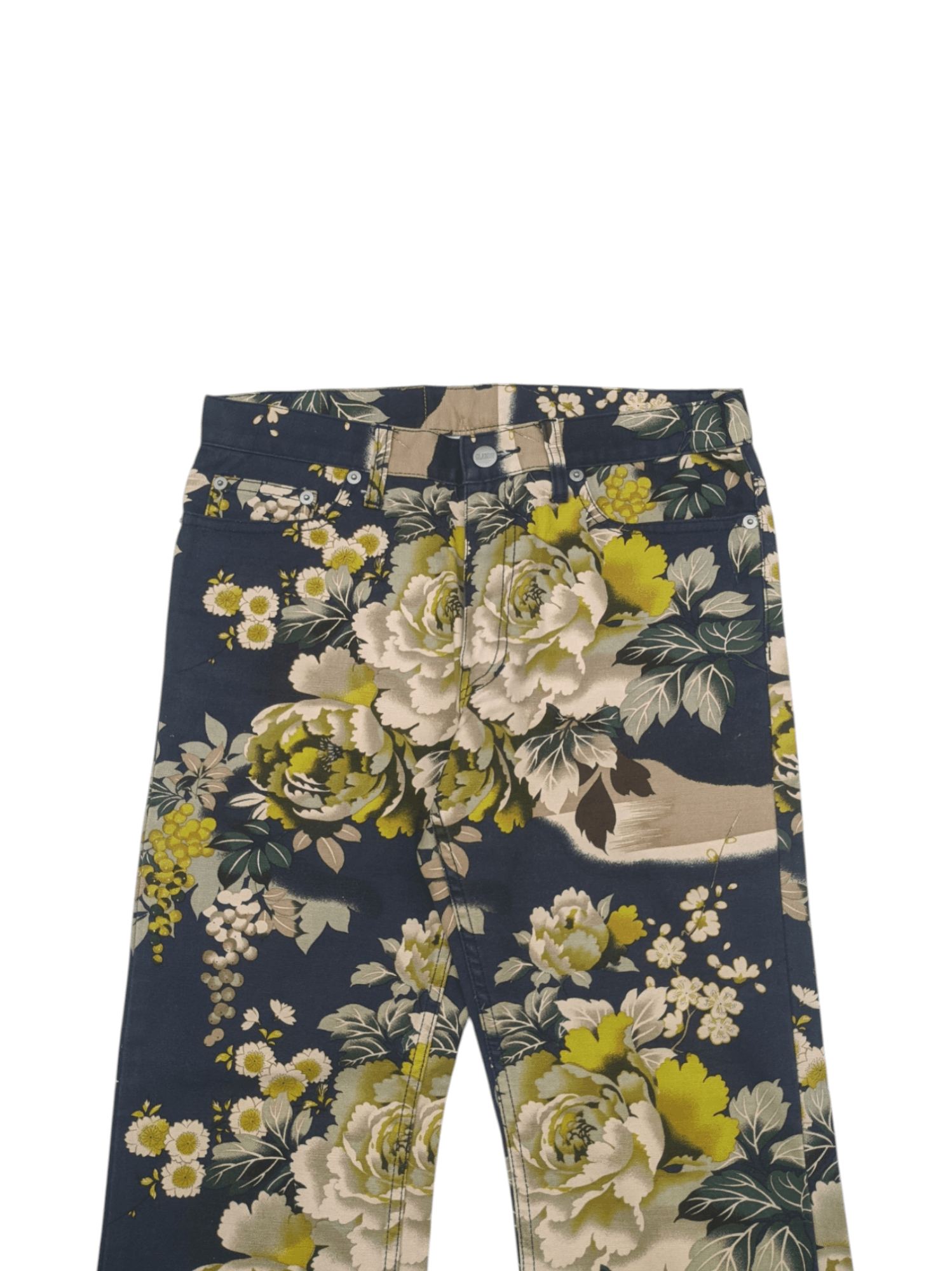 Japanese Brand 00's Glamdy Floral Pants Size US 30 / EU 46 - 2 Thumbnail
