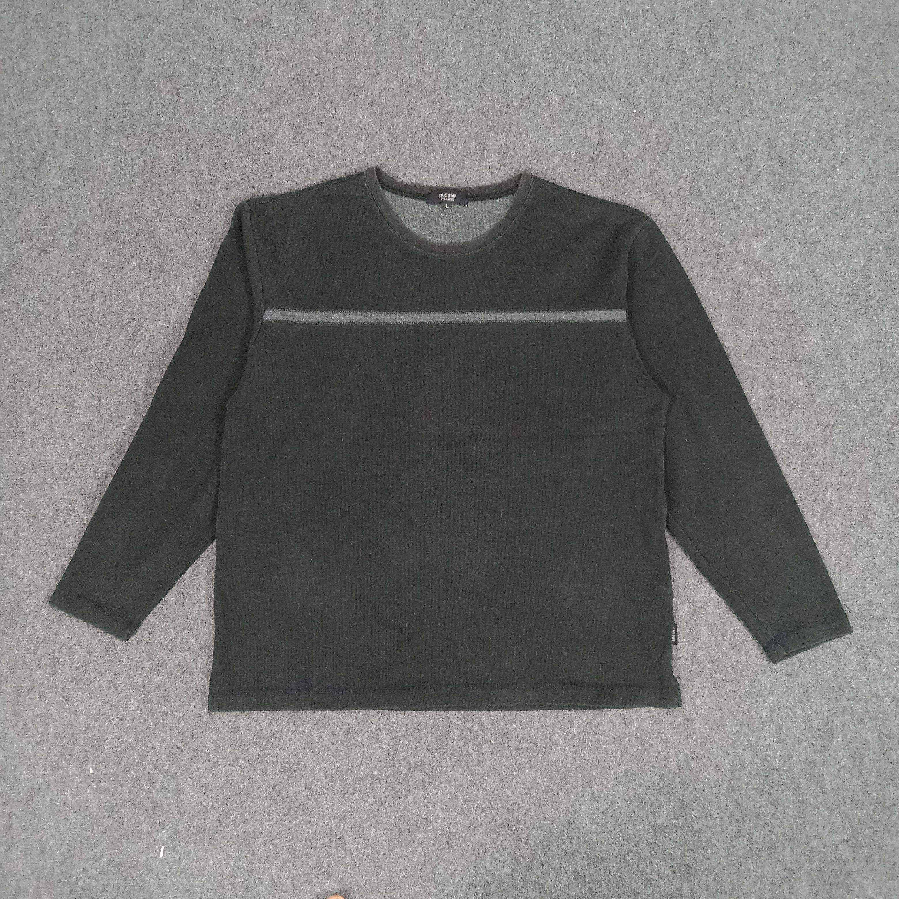 Vintage × Y's × Yohji Yamamoto Sacsny Y'saccs Yohji Yamamoto Long Sleeve Tshirt Size US L / EU 52-54 / 3 - 3 Thumbnail