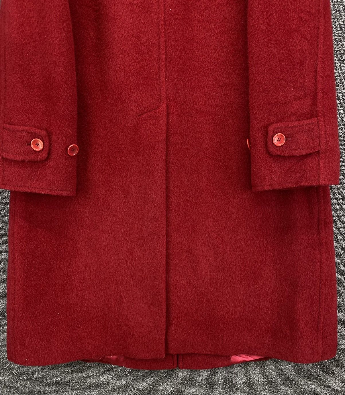 Armani Collezioni Vintage Armani Collezioni Italian Wool Coat Long Jacket Size M / US 6-8 / IT 42-44 - 15 Thumbnail