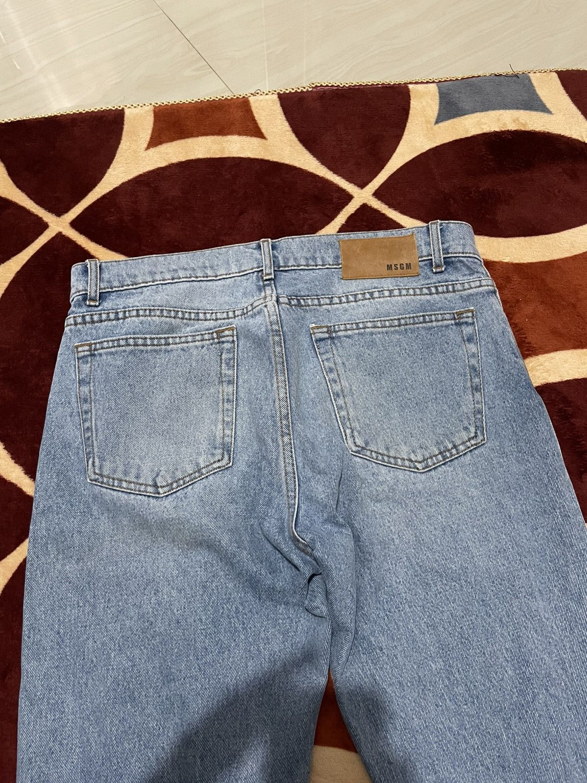 MSGM MSGM MILANO DENIM FADED DISTRESSED Size US 31 - 9 Thumbnail