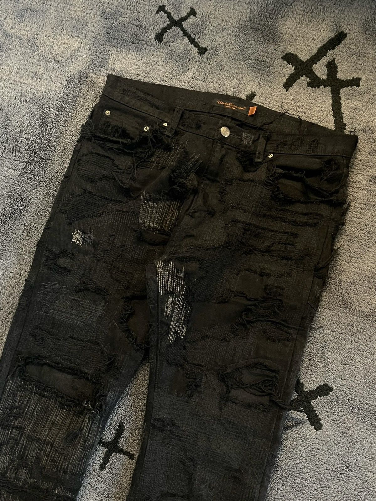 Undercover AW05 Arts and Crafts 85 Distressed Denim Size US 32 / EU 48 - 4 Thumbnail