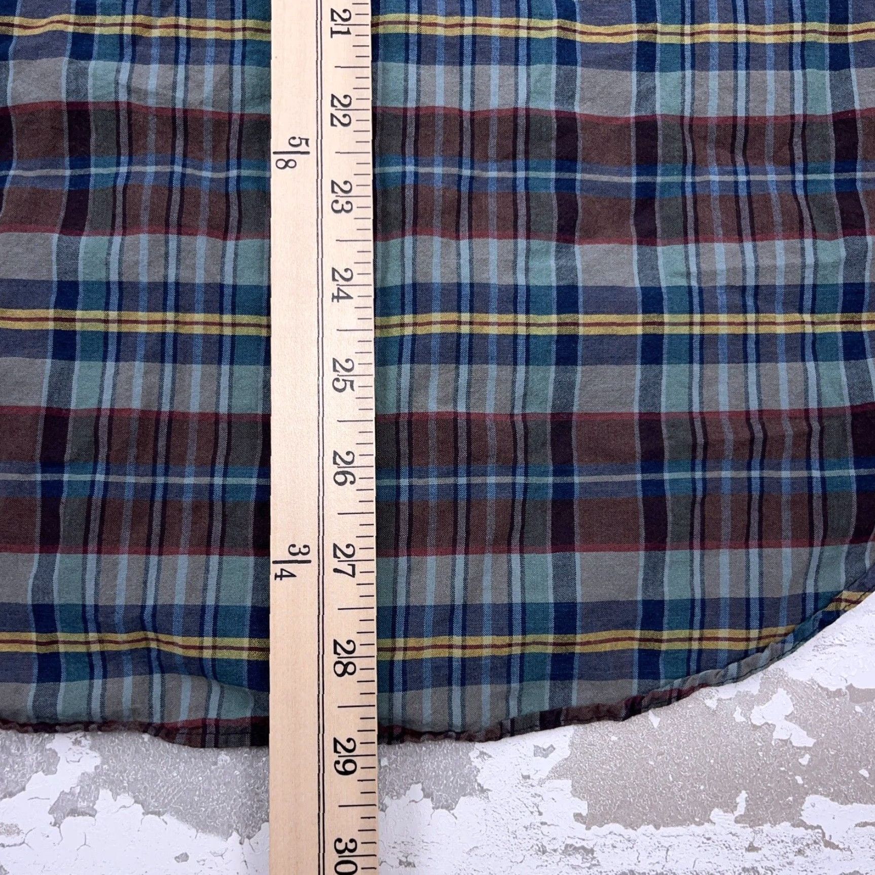 Ralph Lauren Ralph Lauren Shirt Men Large Blue Red Plaid Button-Up Classic Fit Tartan Camp Size US L / EU 52-54 / 3 - 6 Thumbnail
