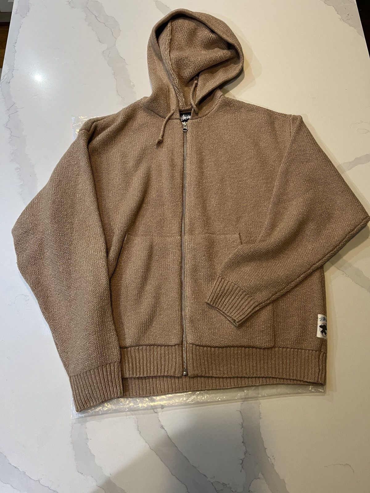 Stussy Stussy Knit Hooded Zip-Up Sweater Size US S / EU 44-46 / 1 - 1 Thumbnail