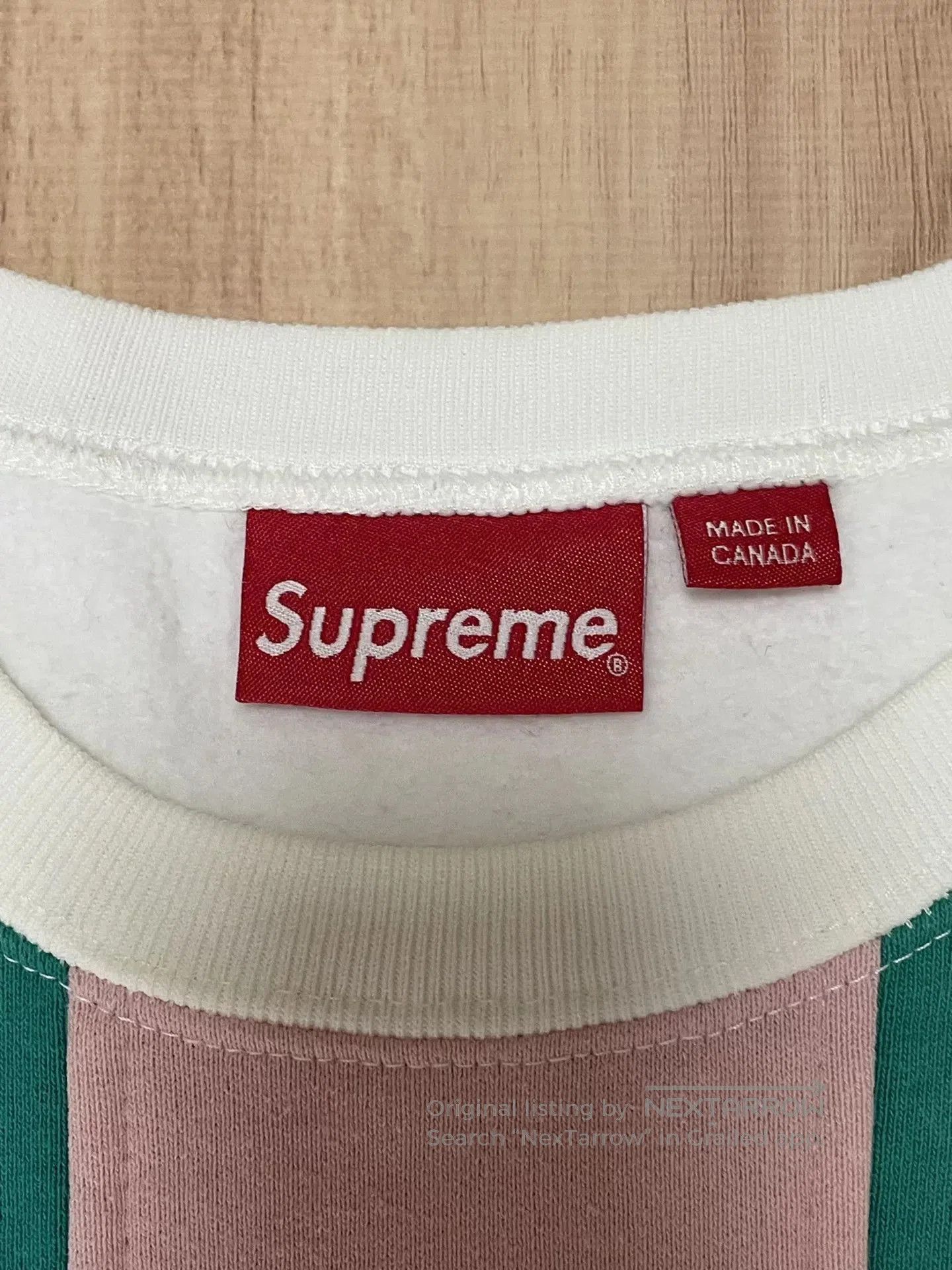 Supreme Supreme Vertical Logo Panel Pullover Fleece. Size US L / EU 52-54 / 3 - 4 Thumbnail