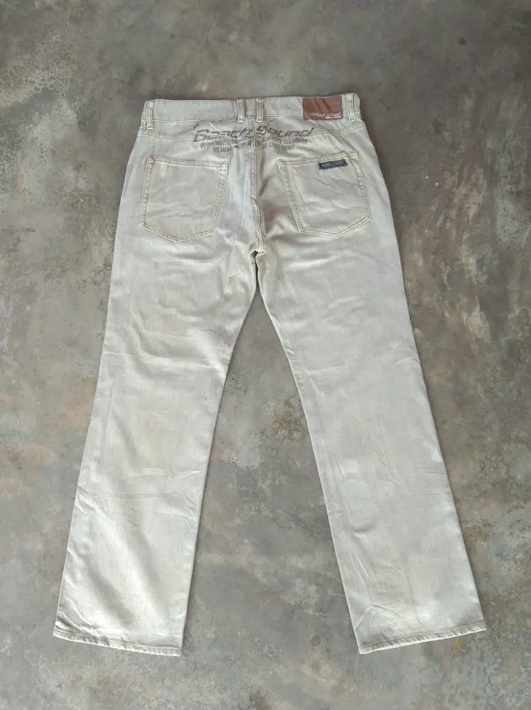 Japanese Brand Vintage Japanese Beach Sound Grey Mini Boot Cut Jeans 36x31 Size US 36 / EU 52 - 2 Thumbnail