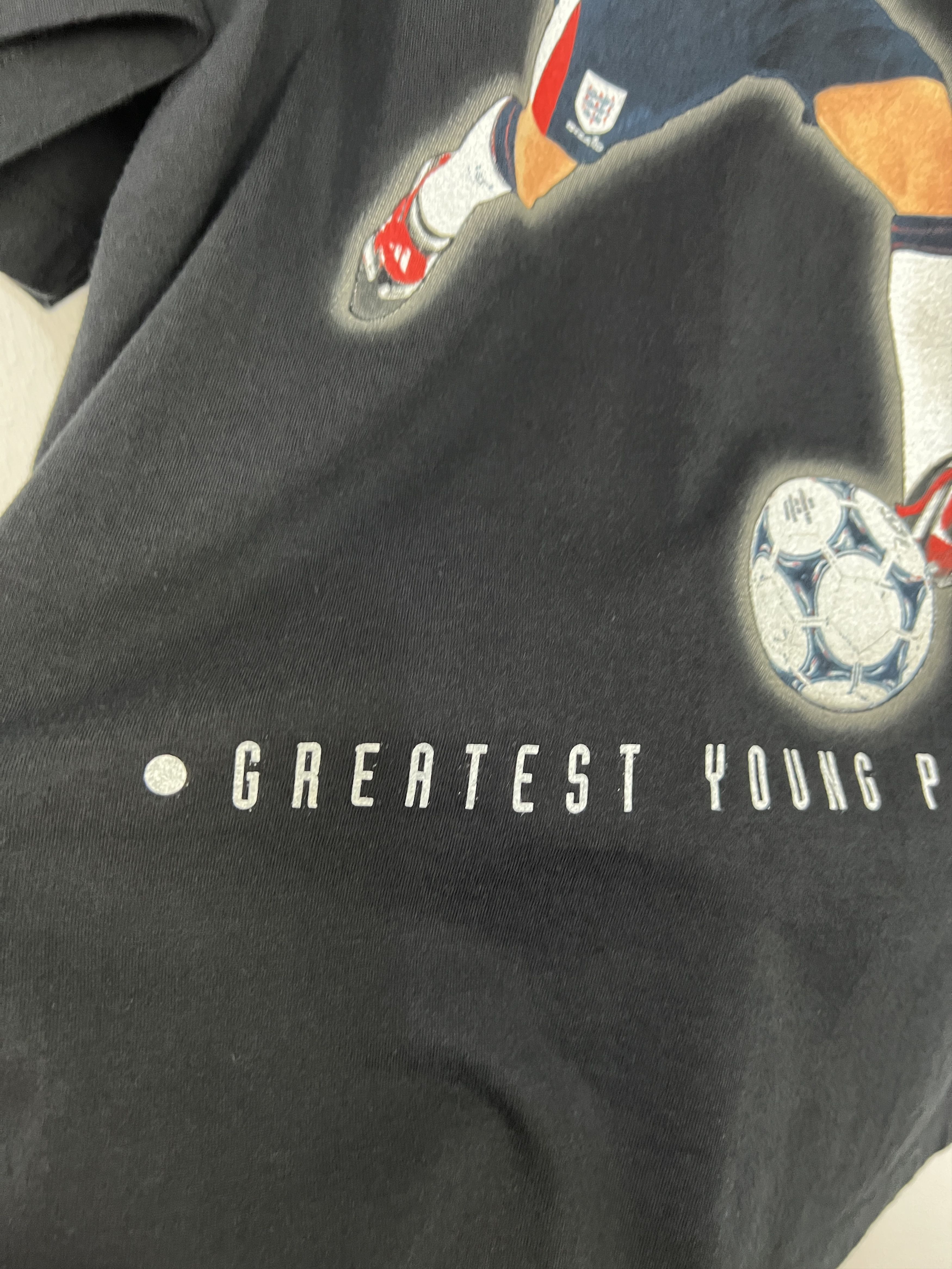 Adidas Vintage 90's Adidas England David Beckham Football Shirt Size US S / EU 44-46 / 1 - 7 Thumbnail