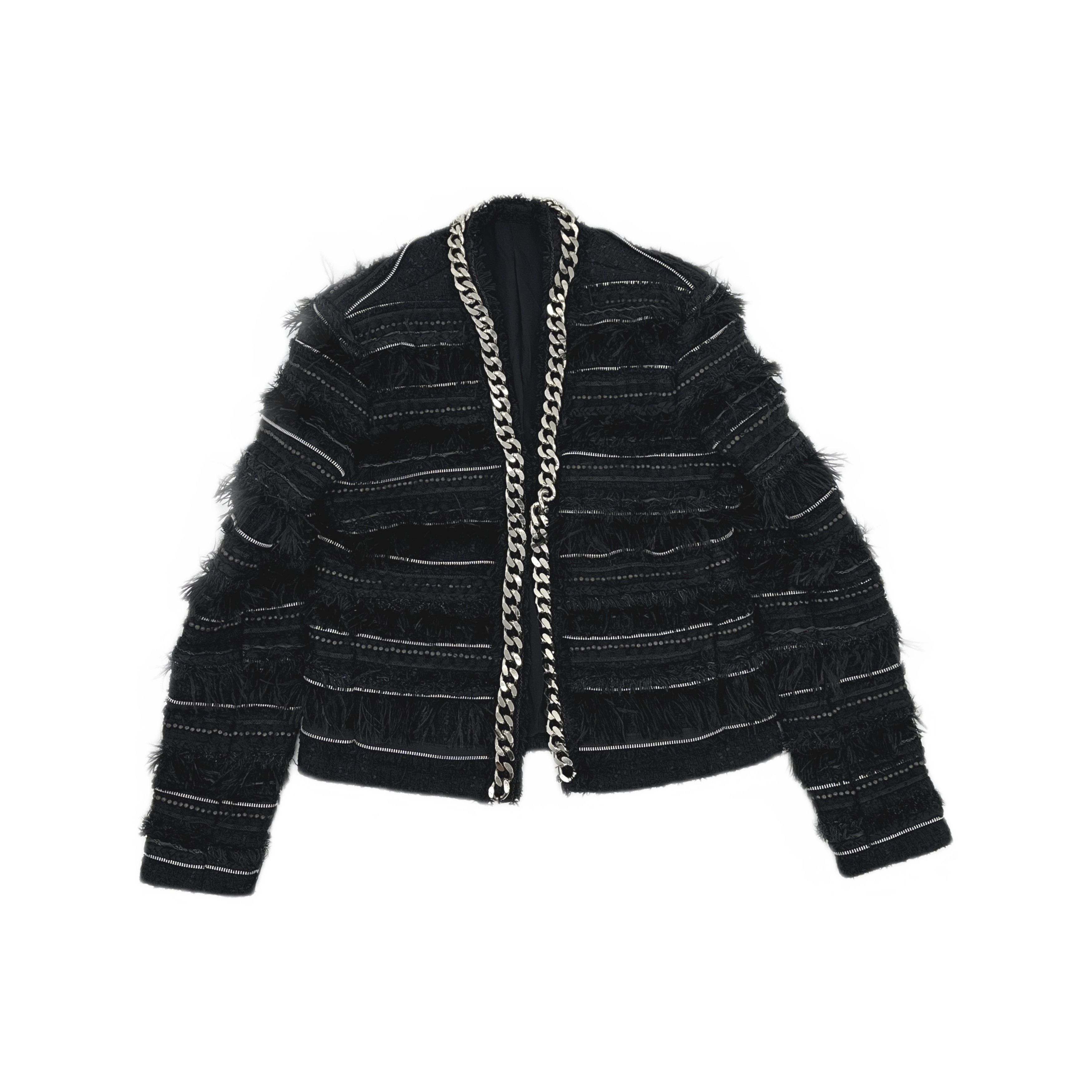 Balmain Balmain Chain Trim Jacket Size 50 Size XL / US 12-14 / IT 48-50 - 1 Thumbnail