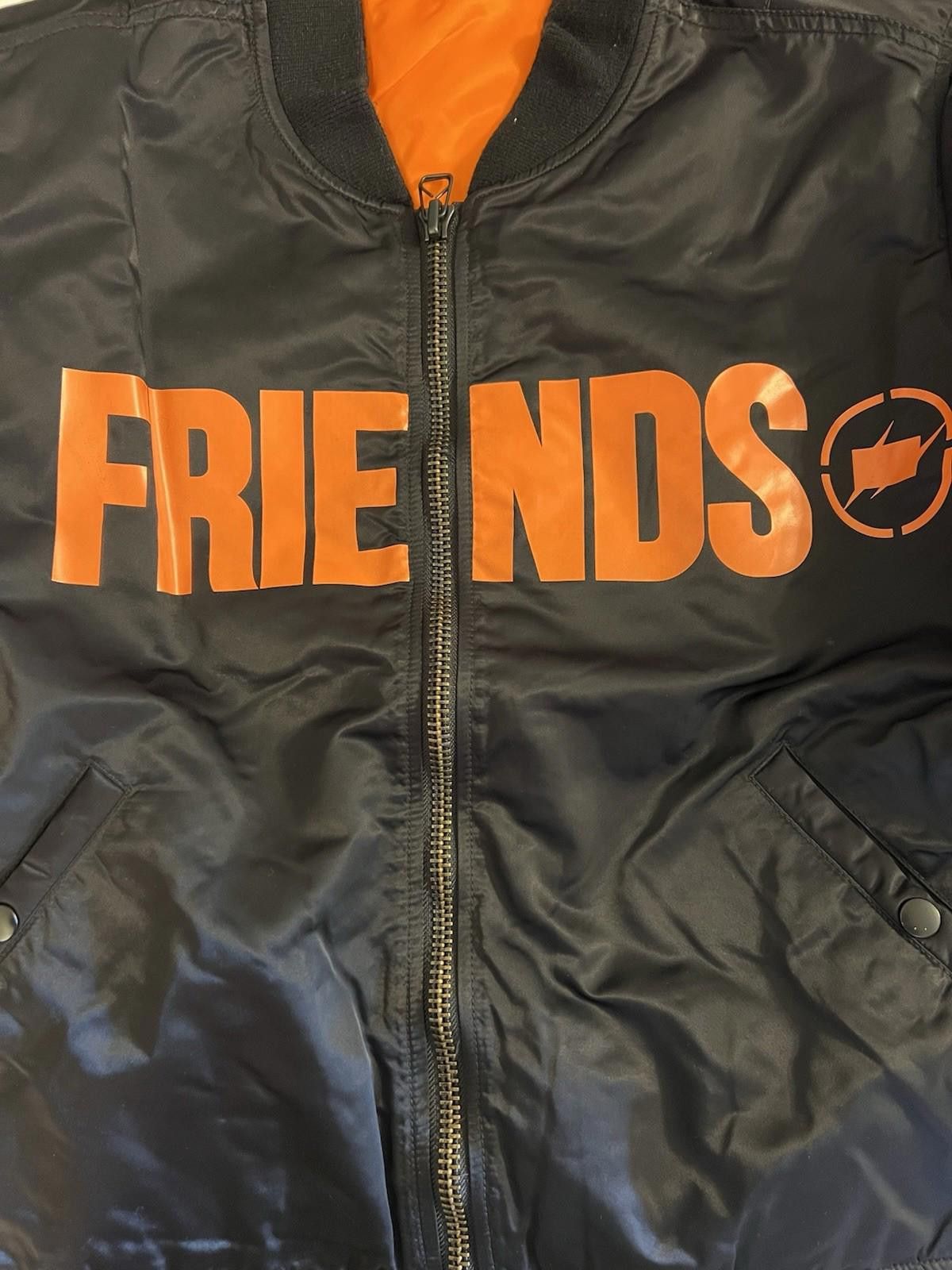 Vlone VLONE FRAGMENT FRIENDS LONG SLEEVE BOMBER JACKET Size US L / EU 52-54 / 3 - 7 Thumbnail