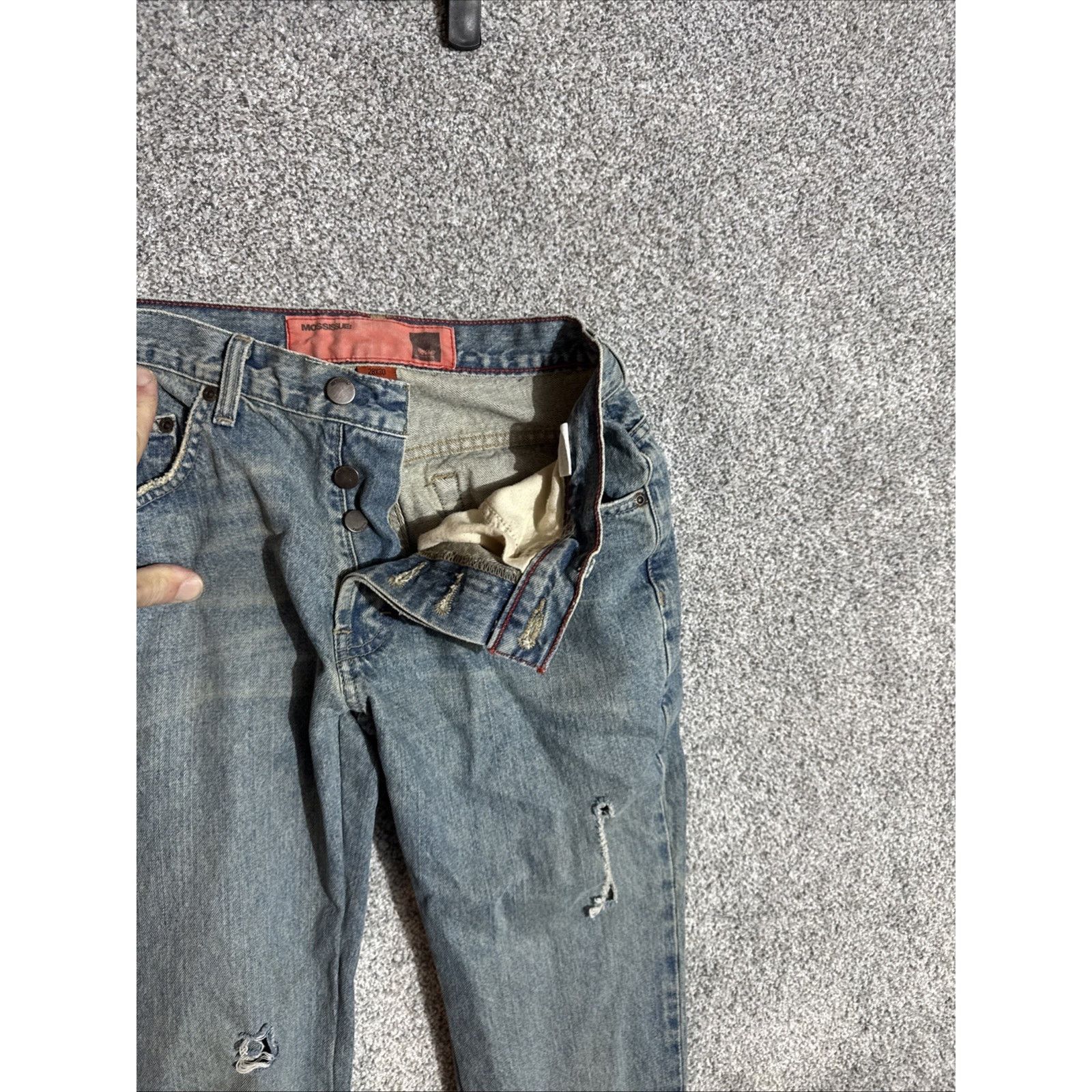 Mossimo Vintage Y2K Mossimo Jeans Women 28x30 Distressed Ripped Punk Size 28" / US 6 / IT 42 - 7 Thumbnail