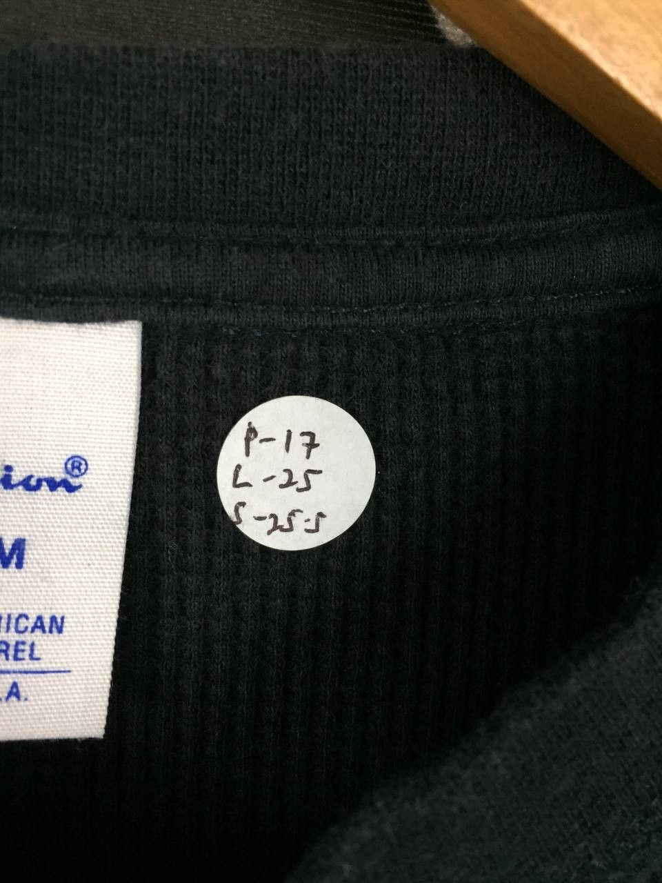 Champion Champion Authentic Waffle Thermal Henley Long Sleeve Tee Size US S / EU 44-46 / 1 - 13 Thumbnail
