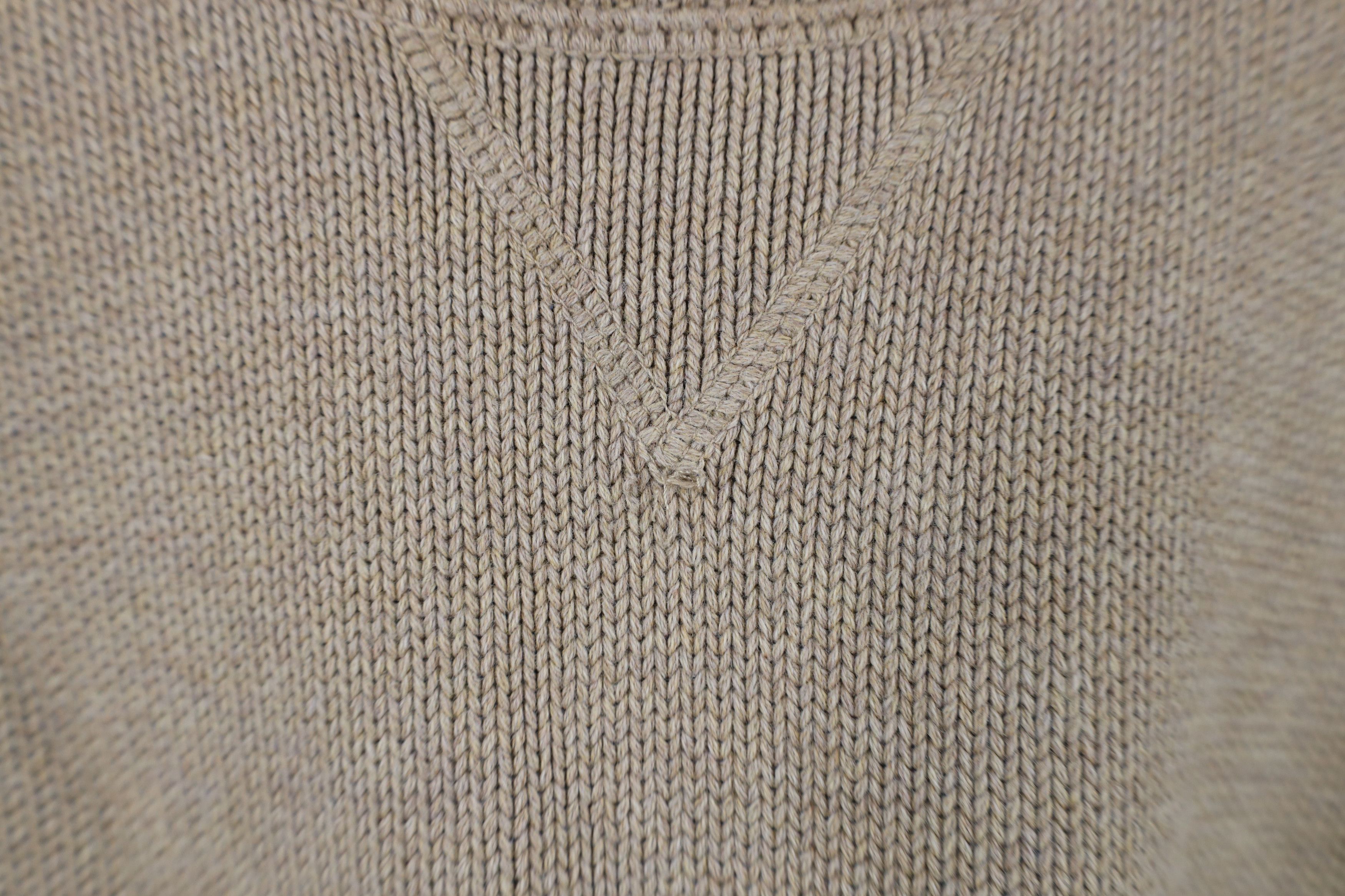 Tommy Hilfiger Vintage 90s Tommy Hilfiger Cotton Crewneck Sweater Beige Size US XL / EU 56 / 4 - 5 Thumbnail