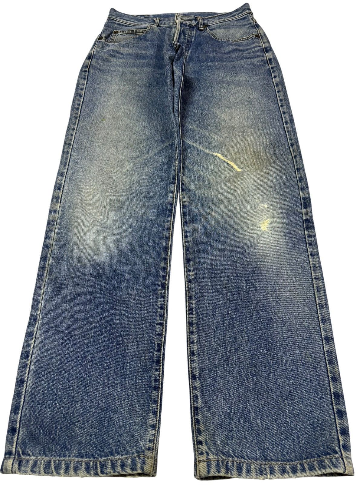 Japanese Brand Vtg 90s Kenzo Japan by Takada Distressed Jeans Size US 28 / EU 44 - 1 Thumbnail