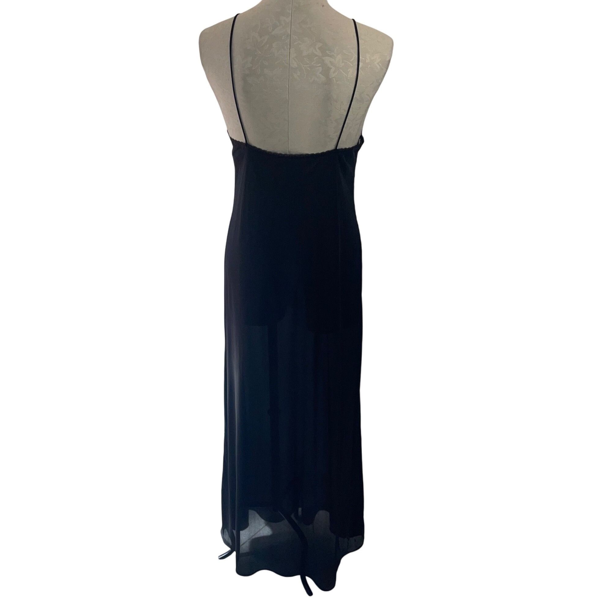Sears Sears Vintage Womens Nightgown Size Medium Black Size M / US 6-8 / IT 42-44 - 2 Thumbnail