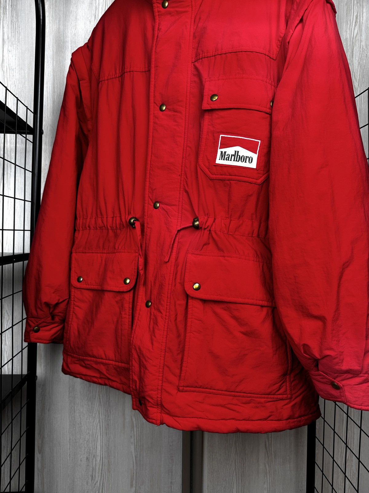 Marlboro Vintage MARLBORO Jacket Full Zip Size XXL logo 2 in 1 Vest Size US XXL / EU 58 / 5 - 8 Thumbnail