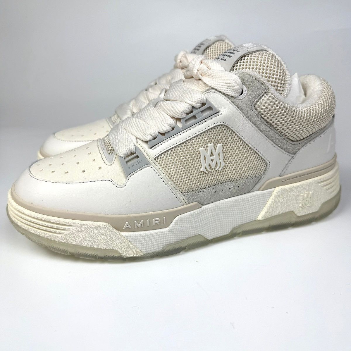 Amiri Amiri MA-1 Alabaster White Sneakers Size US 13 / EU 46 - 2 Thumbnail