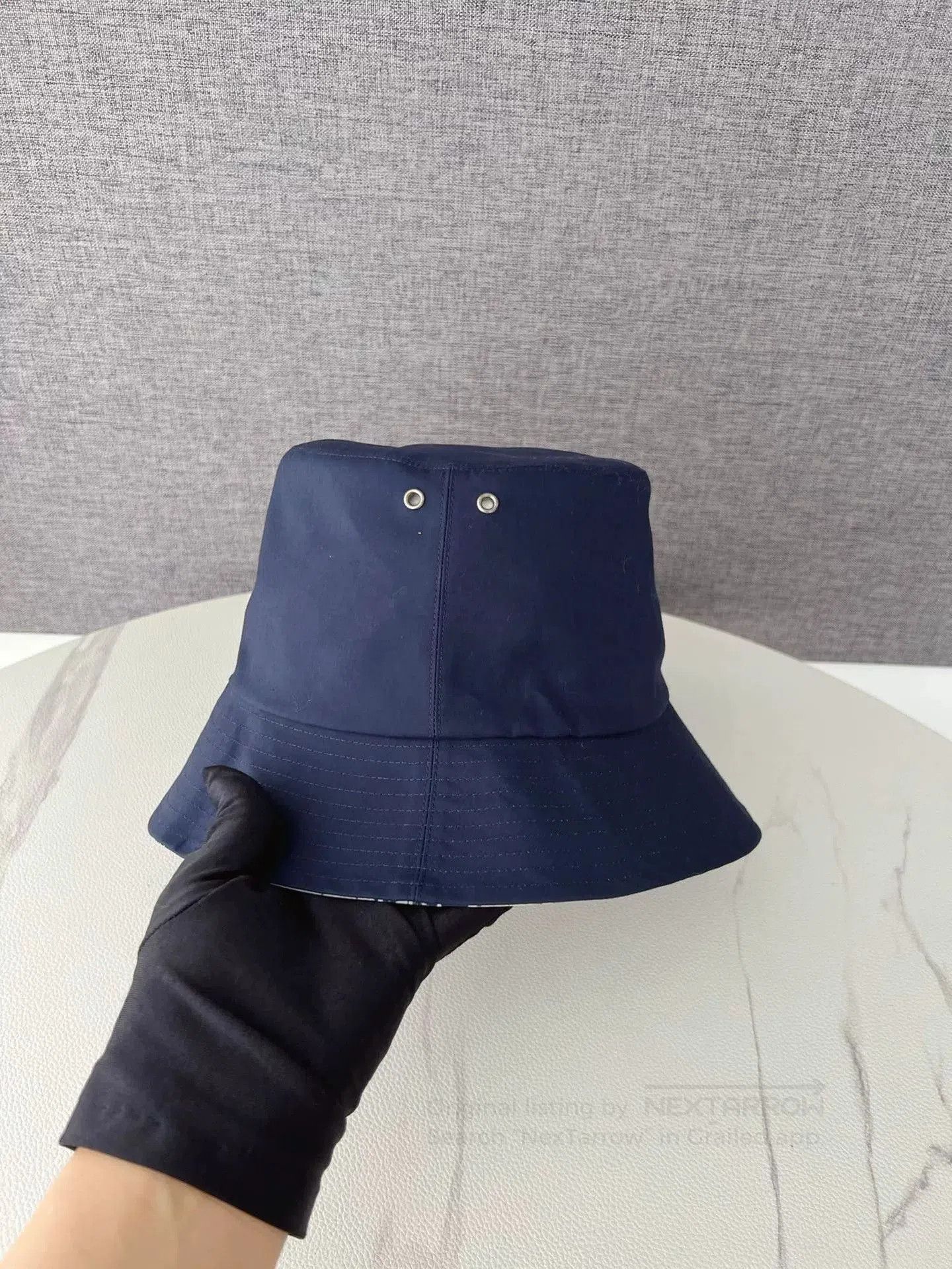 Dior Dior Reversible Bucket Hat Star Logo Navy. Size ONE SIZE - 3 Thumbnail