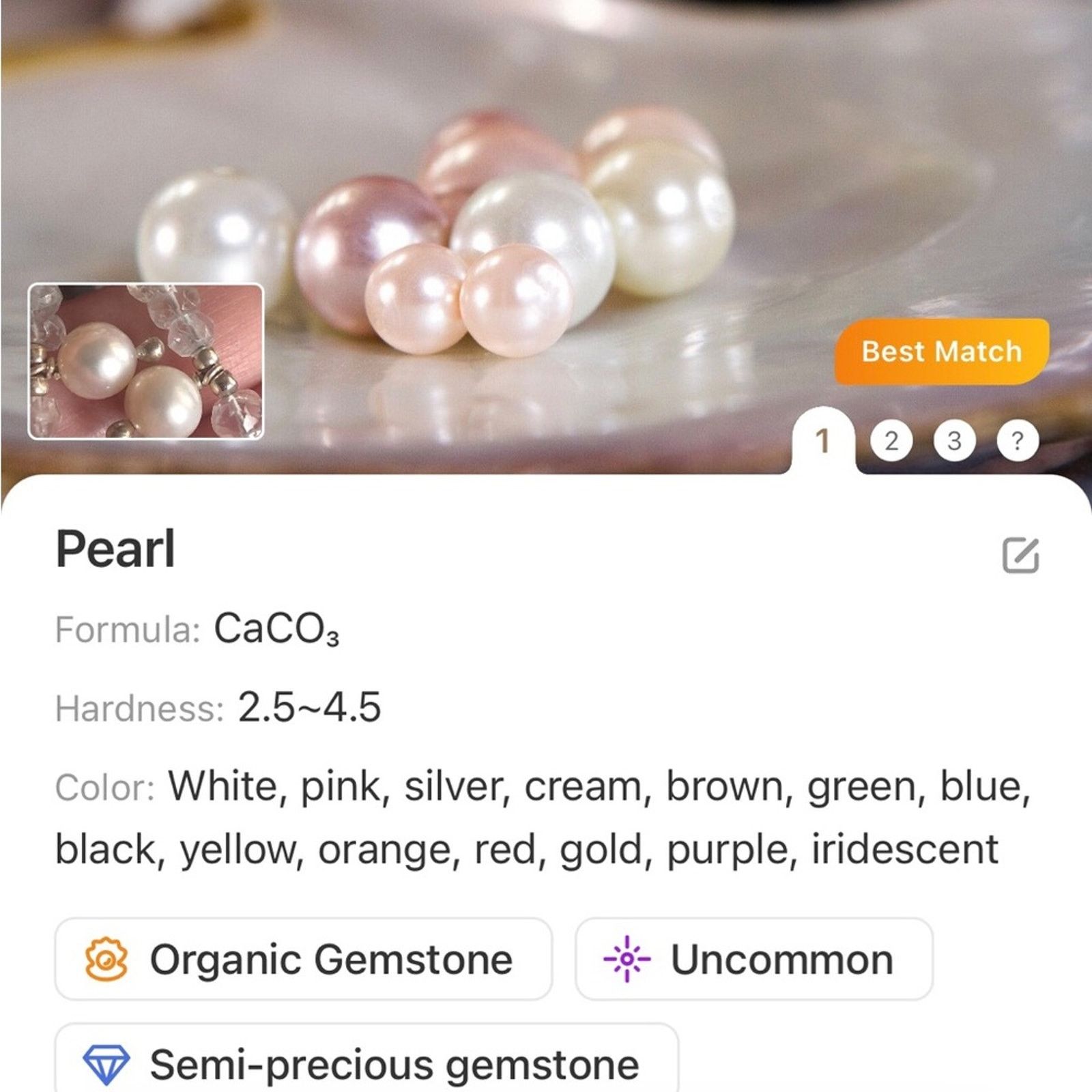 Handmade Handcrafted genuine pearl aquamarine stone sterling necklace Size ONE SIZE - 8 Thumbnail