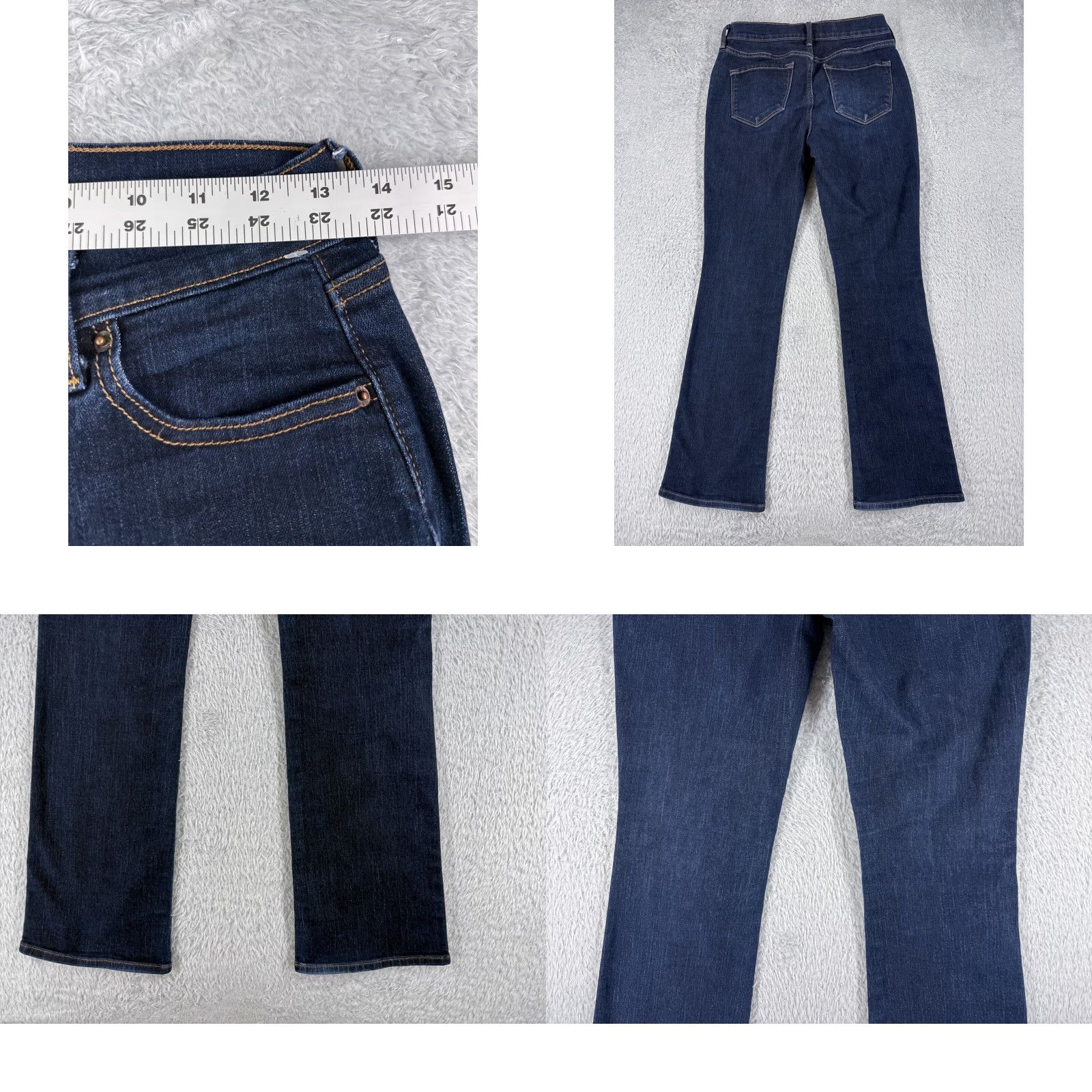 Old Navy VINTAGE Old Navy Jeans Women 2 Blue Denim Bootcut Mid Rise 29 Inseam 5-Pocket Cotton Polyester Regular Size 2 Womens Size 26" / US 2 / IT 38 - 9 Thumbnail